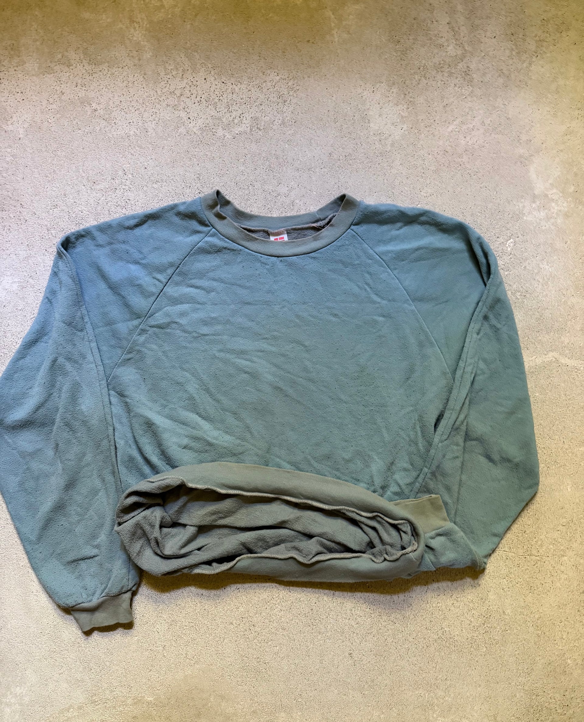80s Faded Blank Sweatshirt | Size L