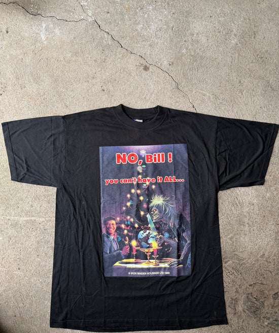 90s Iron Maiden “No, Bill!” Beast Wishes Tee | Size XXL