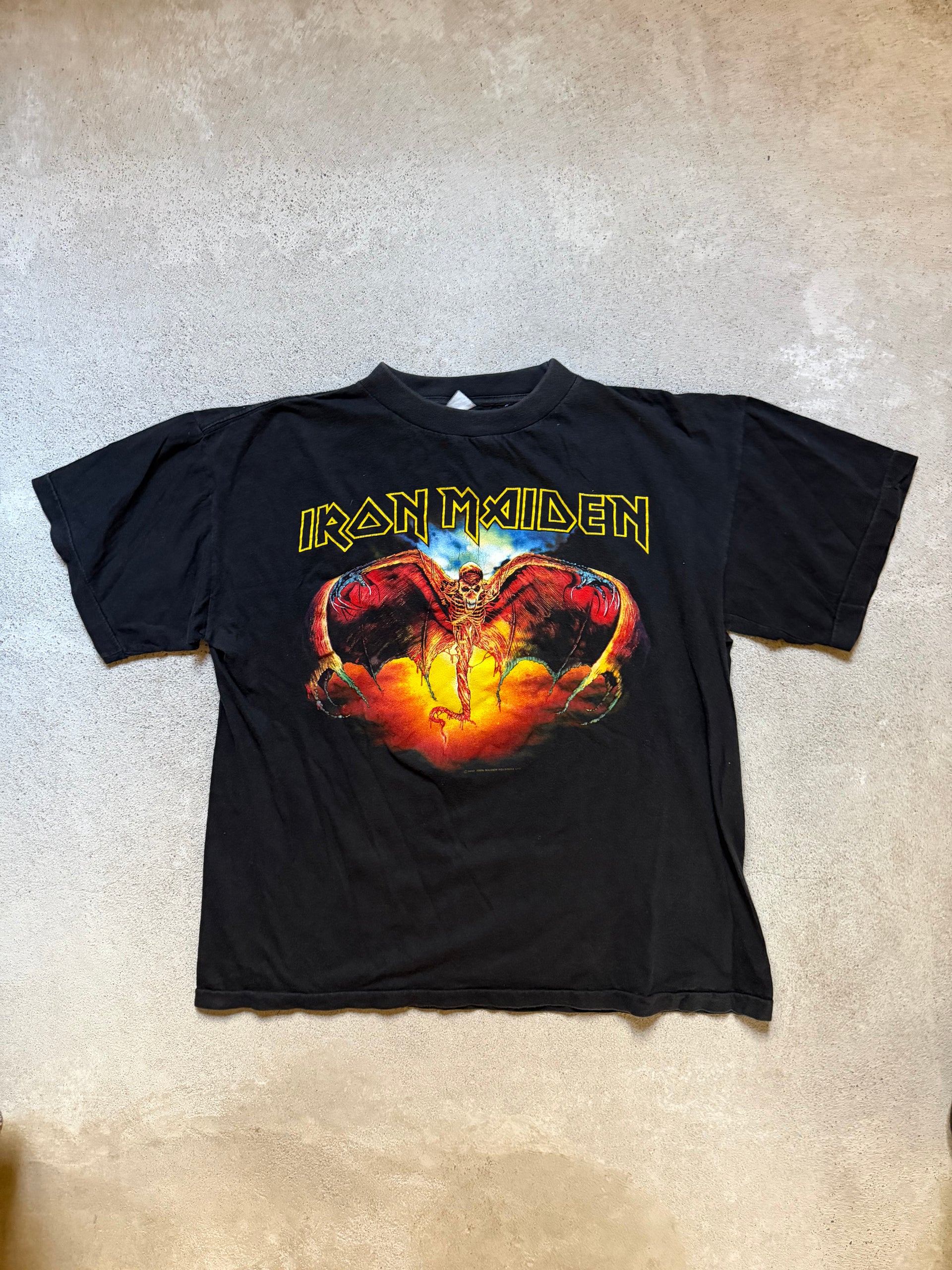 90s Iron Maiden Fear of the Dark 1992 Tour Tee | Size L