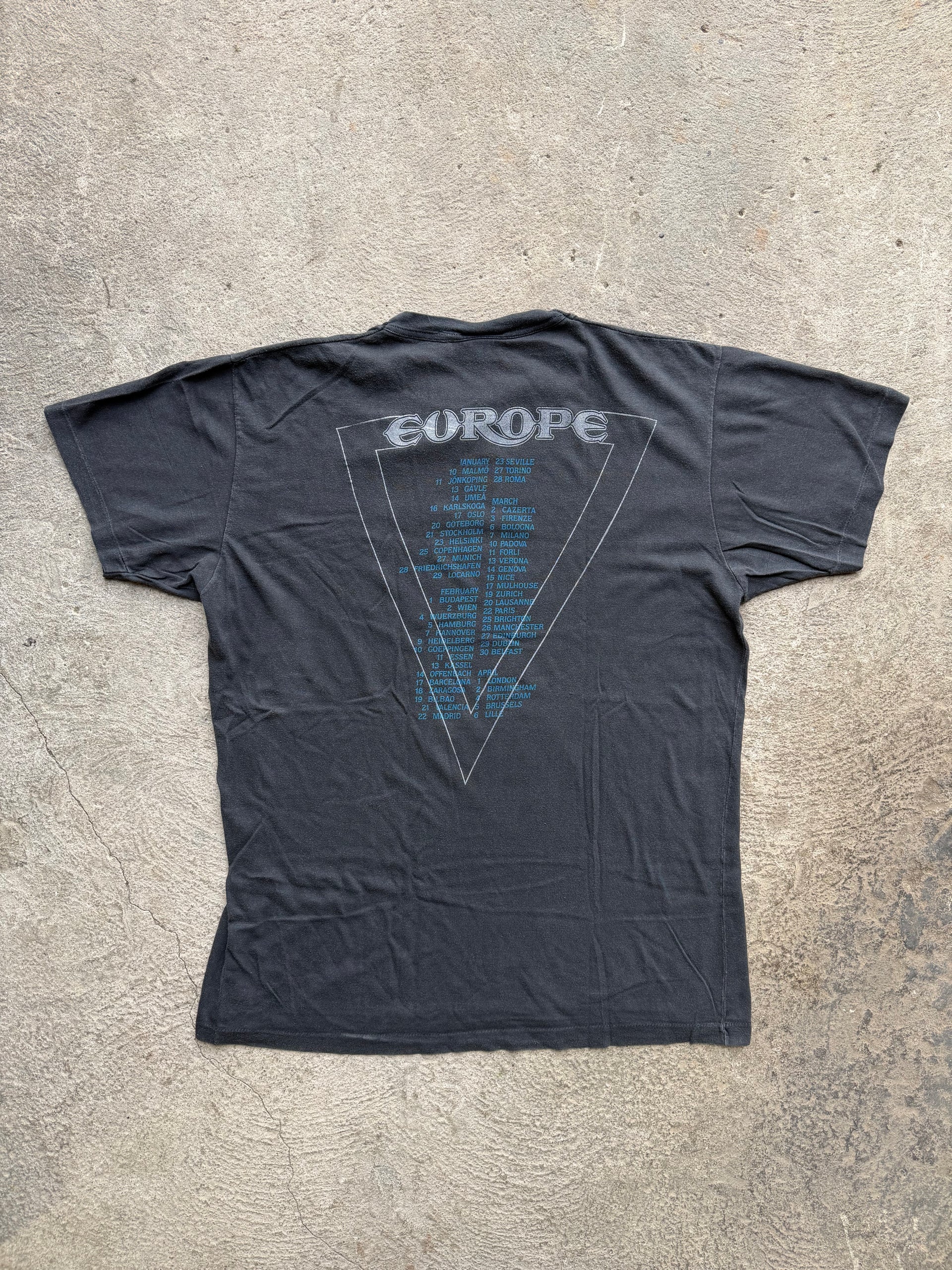 Europe Tour 1988-89 Vintage Tee | Size XL