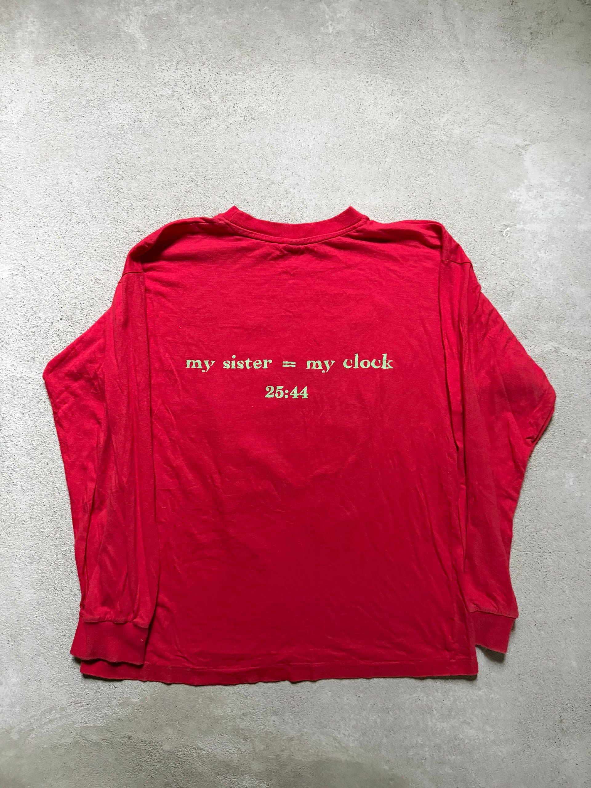 90s dEUS “my sister = my clock Longsleeve | Size L