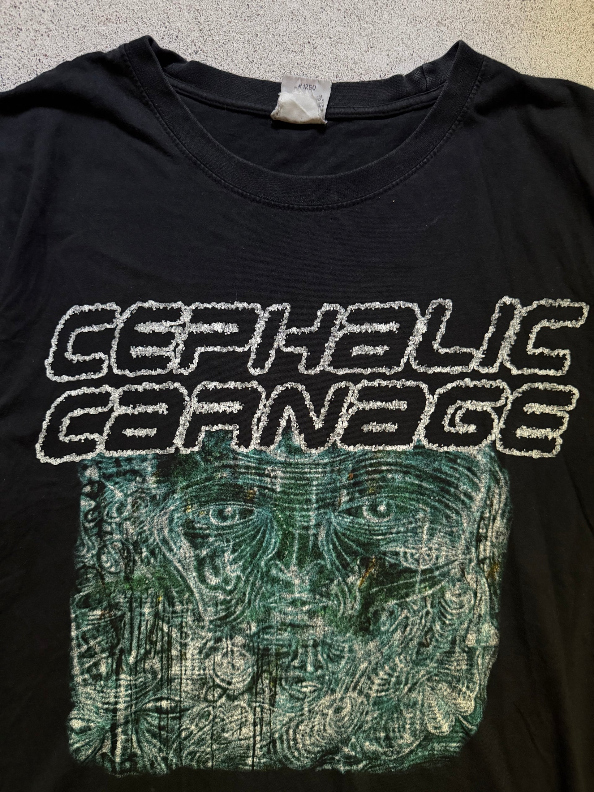 2000s Cephalic Carnage Macabre European Tour Band Tee | Size L