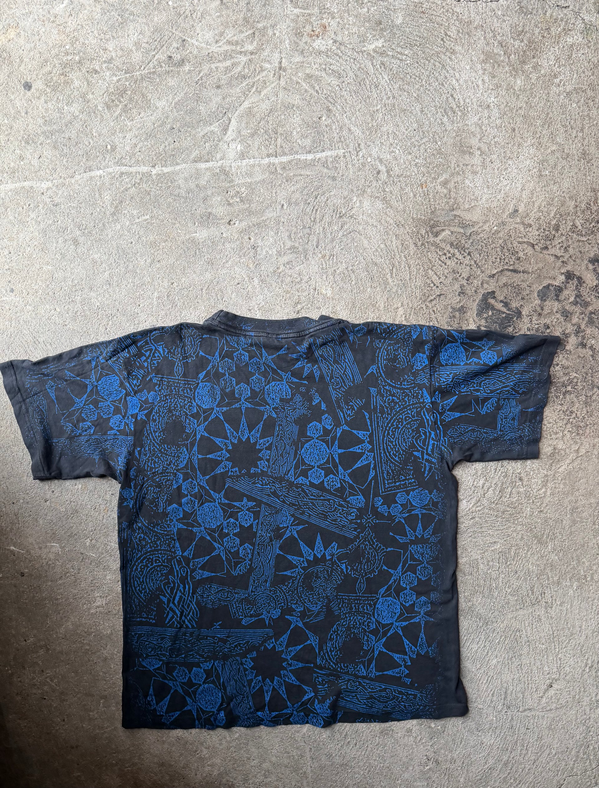 90s Page & Plant World Tour 1995 AOP Tee | Size XL