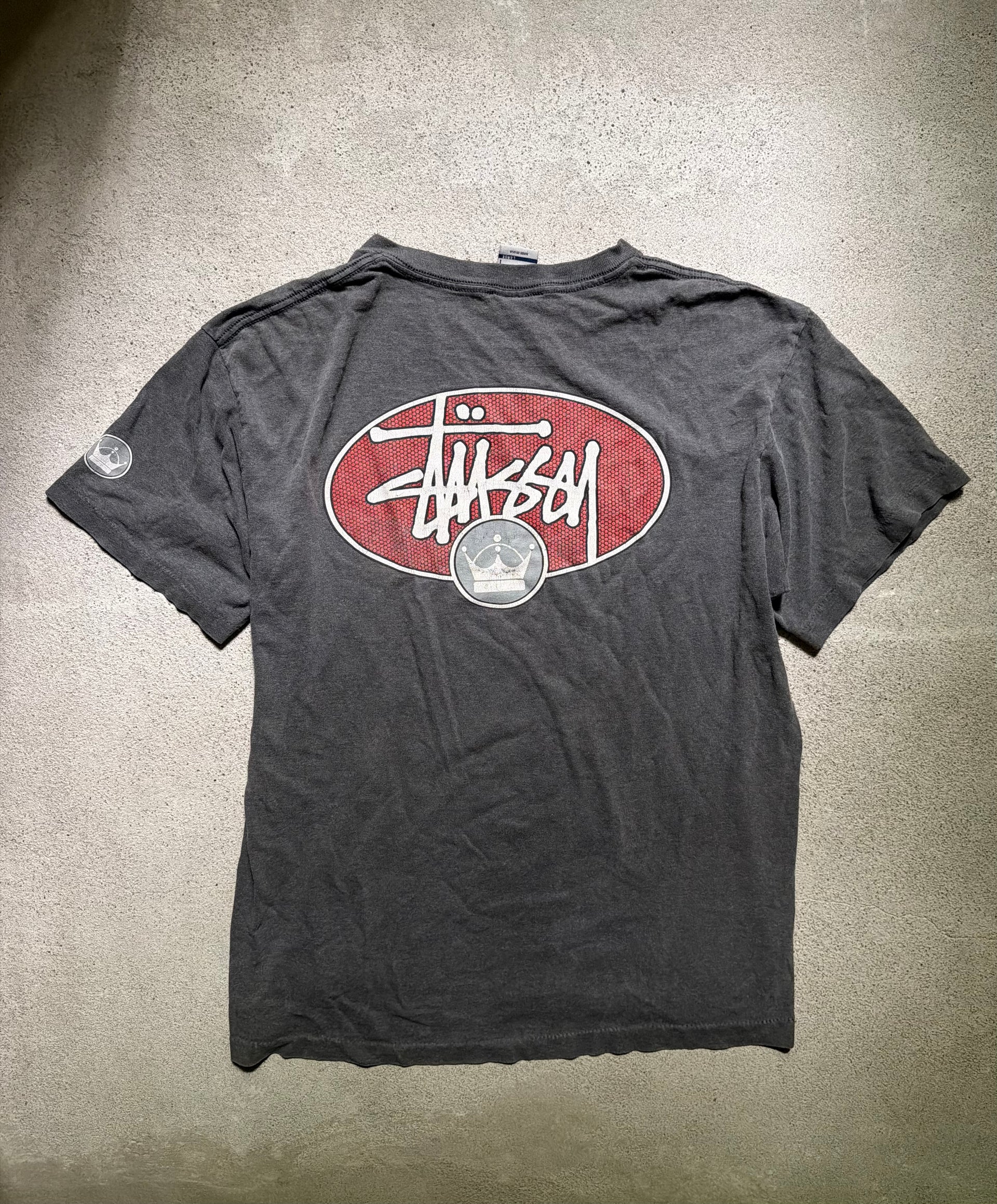90s Stüssy Crown Logo T-Shirt | Size L