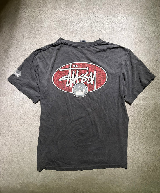 90s Stüssy Crown Logo T-Shirt | Size L