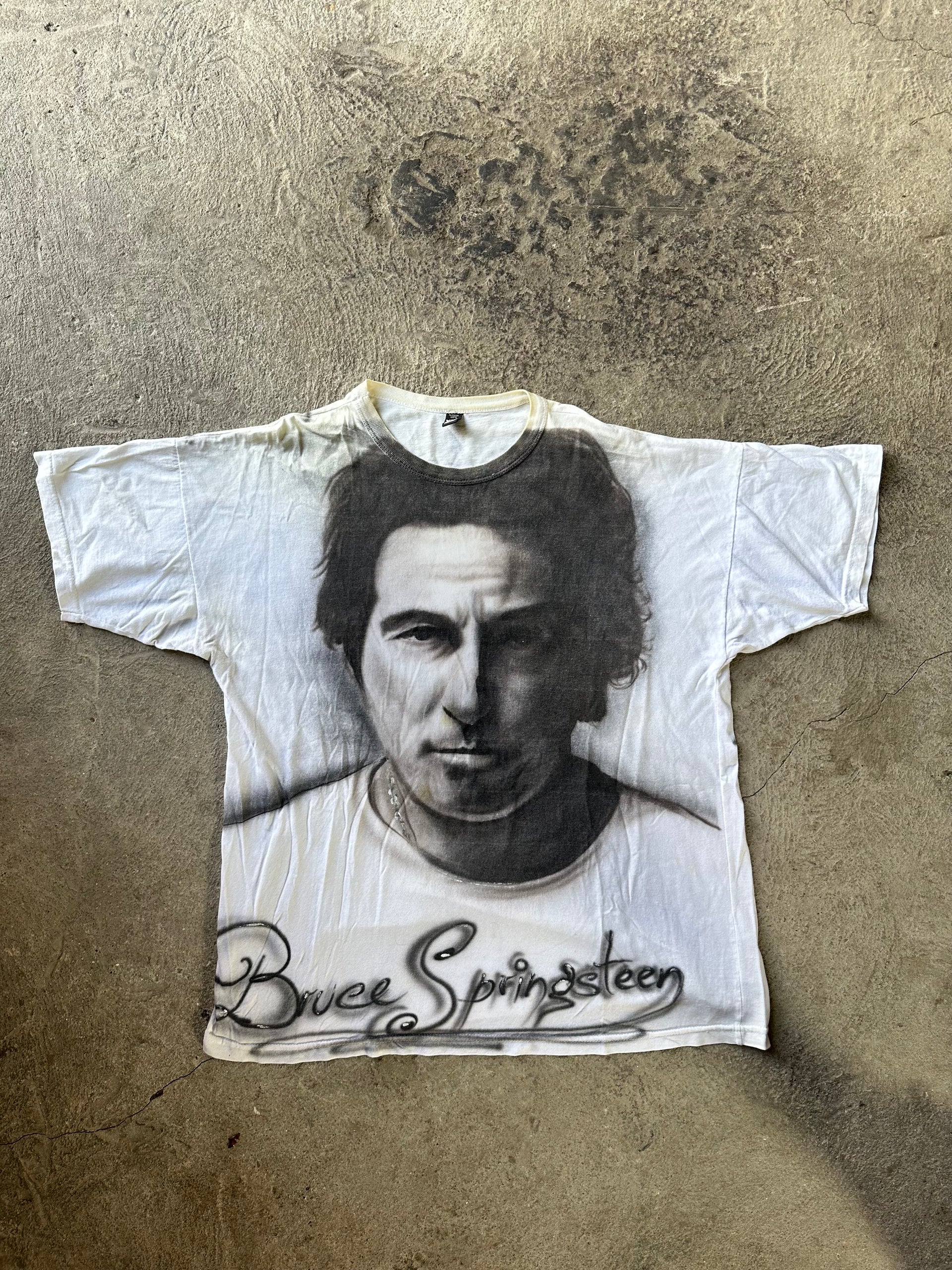 Bruce Springsteen Airbrush Argentina Bootleg Tee | Size XL