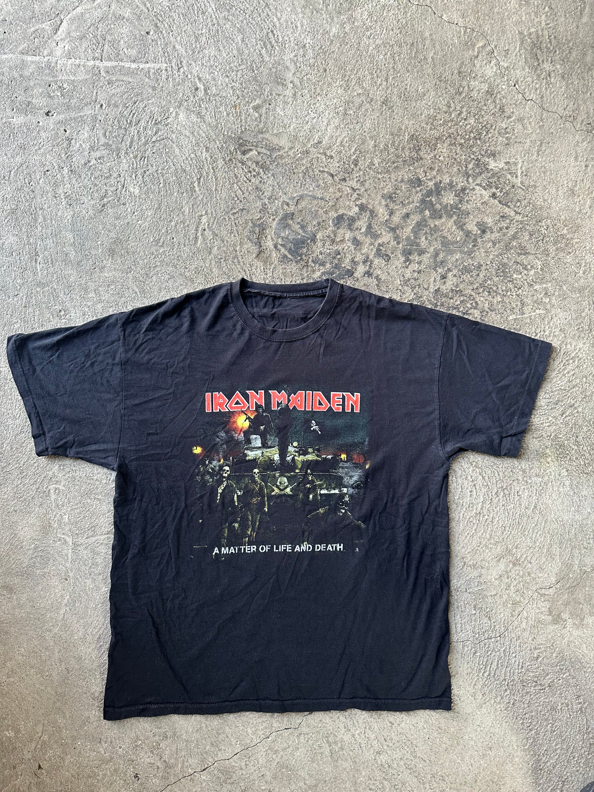 Iron Maiden A Matter of Life and Death Tour 2006 Vintage Tee | Size XL