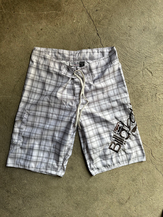 00S Billabong Checked Board Shorts | Size 36