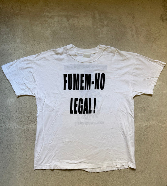 90s Fumem Ho Legal Tee | Size L