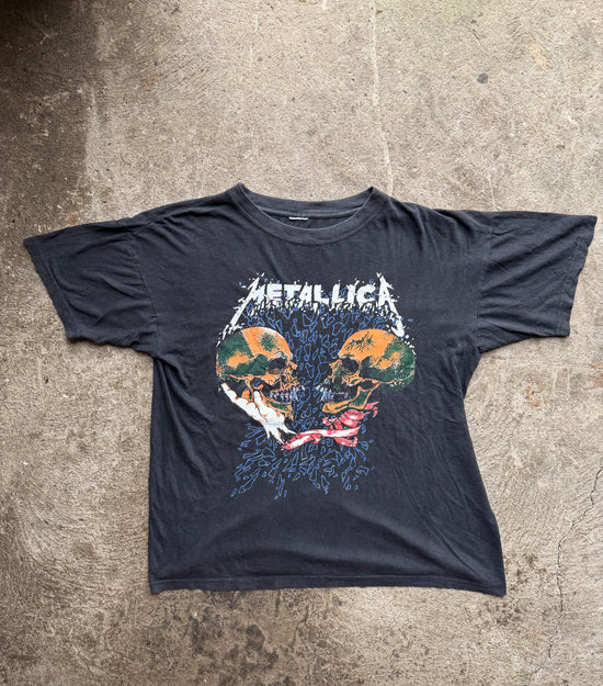 90s Metallica Skull Double Sided Tee | Size L