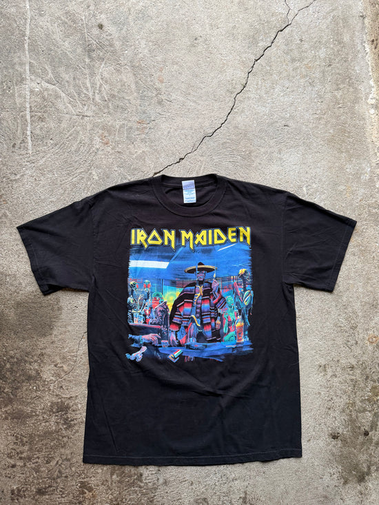 00s Iron Maiden Mexico Somewhere Back in Time Tour 2008 T-Shirt | Size L