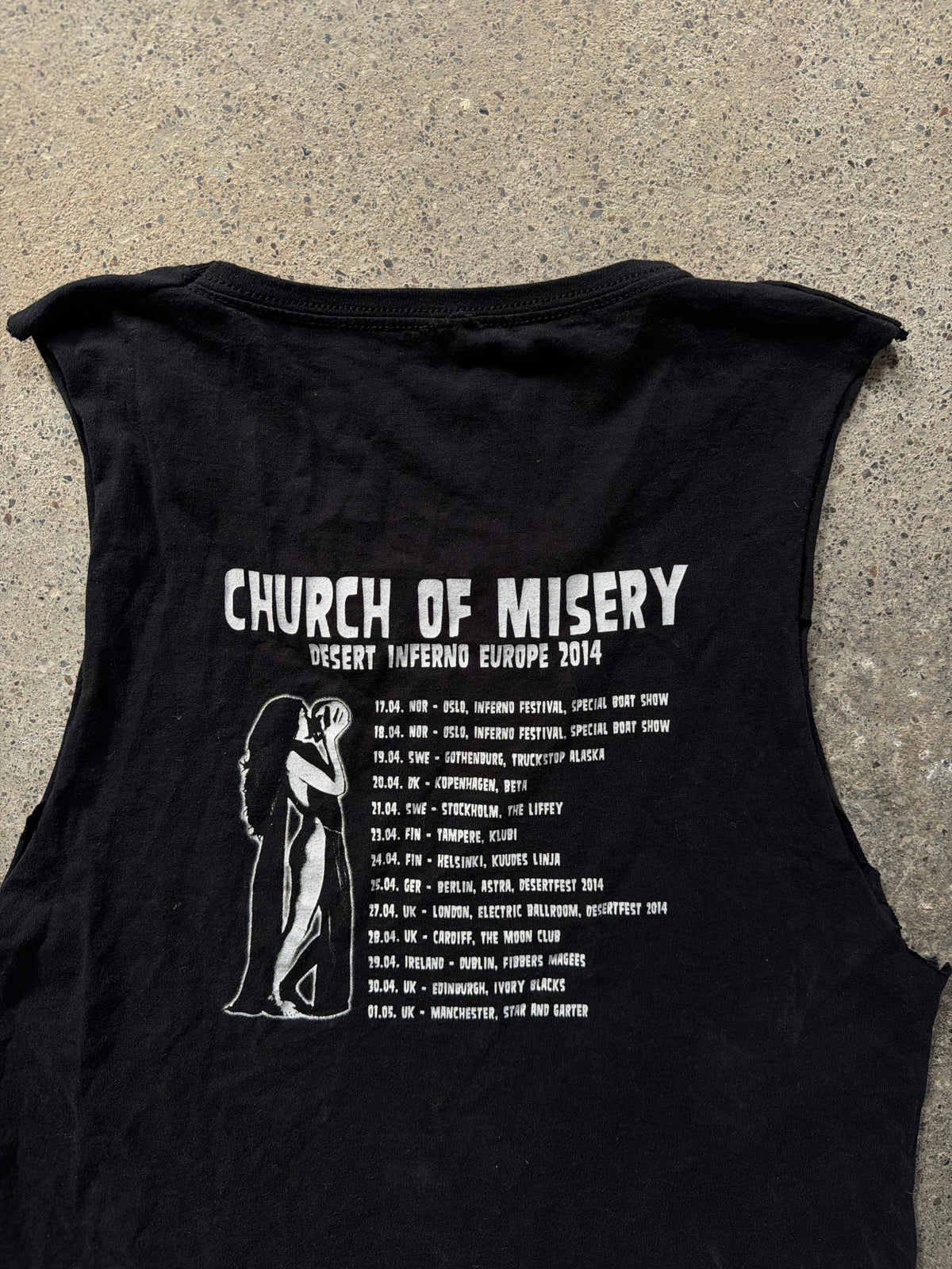 2010s Church of Misery Desert Inferno Europe 2014 Tour T-Shirt | Size M