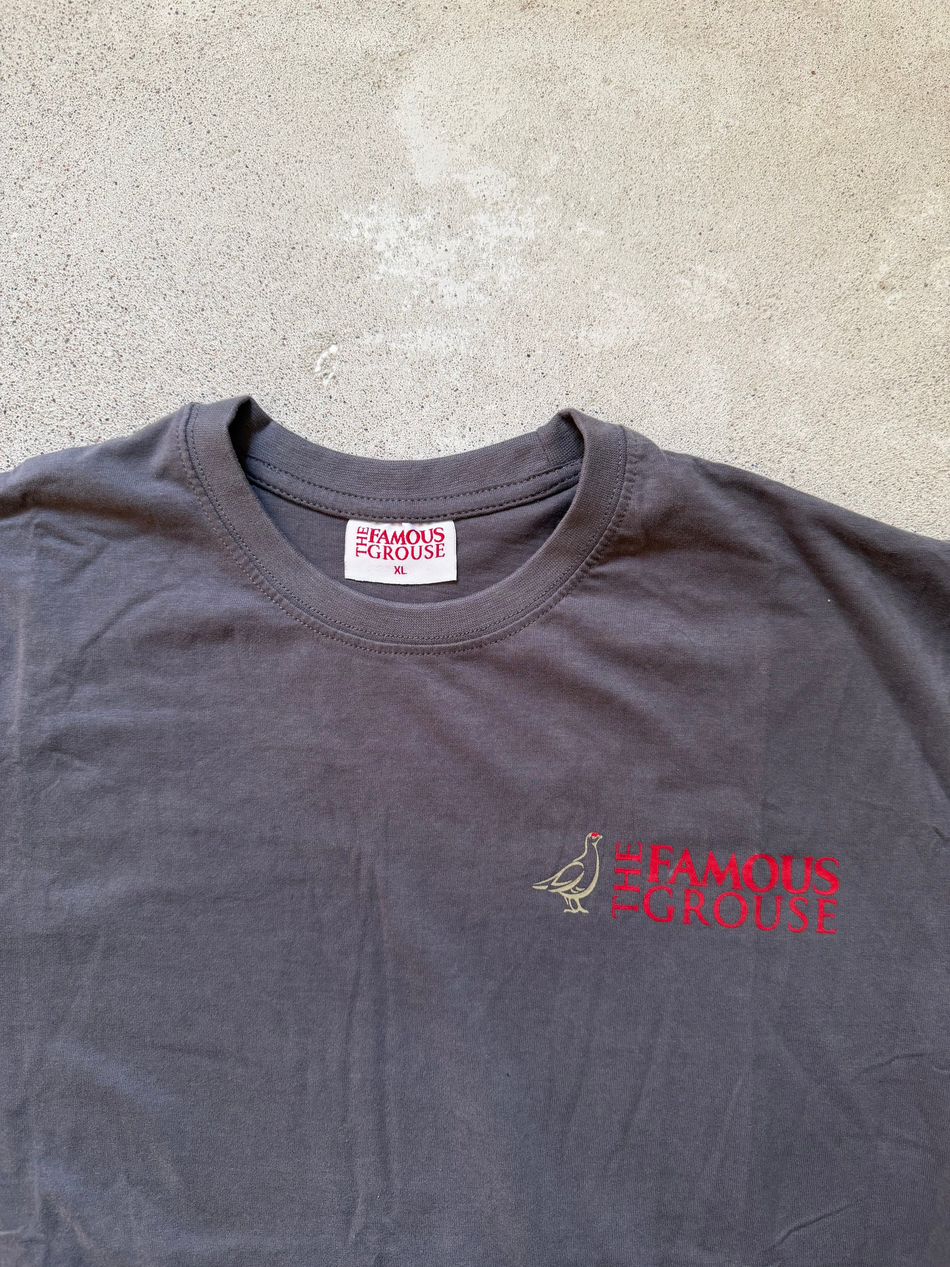 2000s The Famous Grouse Logo Tee | Size L