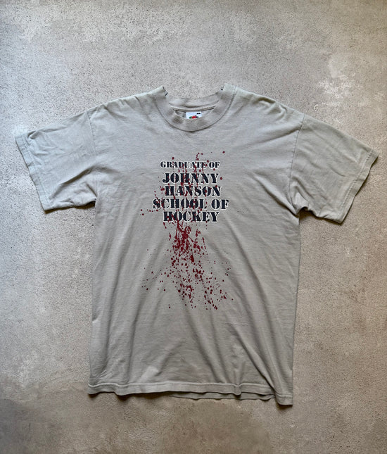 2000s Johnny Hanson School of Hockey T-Shirt | Size L