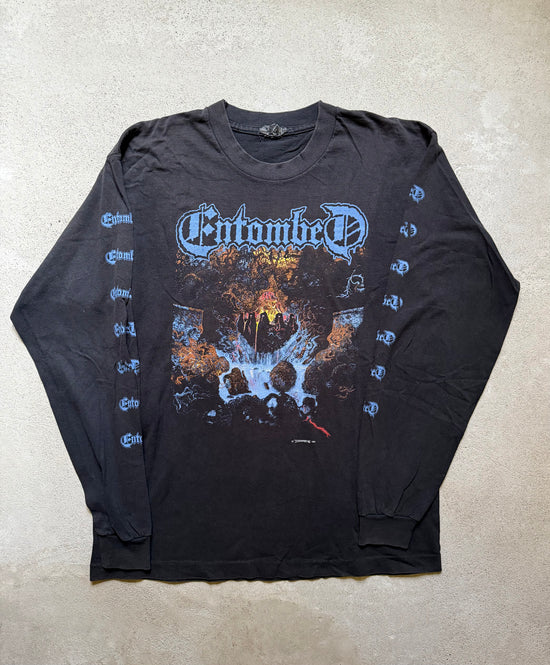 90s Entombed Clandestine 1991 Longsleeve |XL