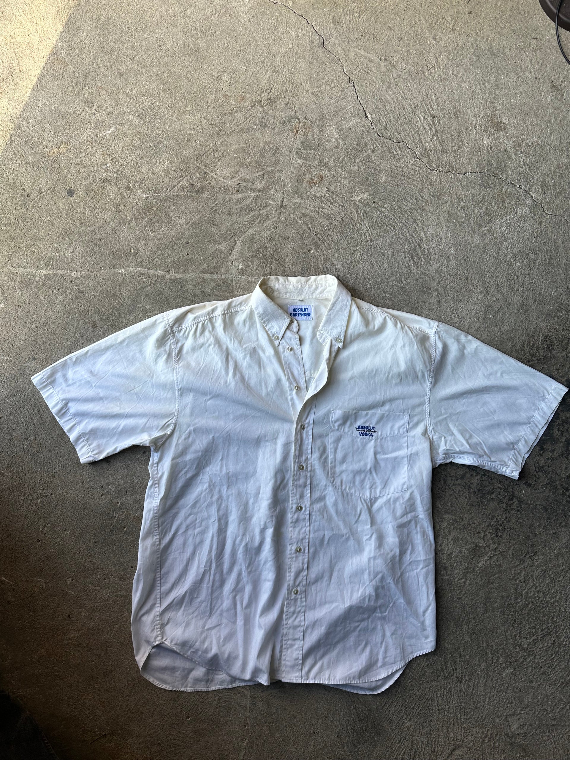 90s Absolut Vodka Bartender Shirt | Size L