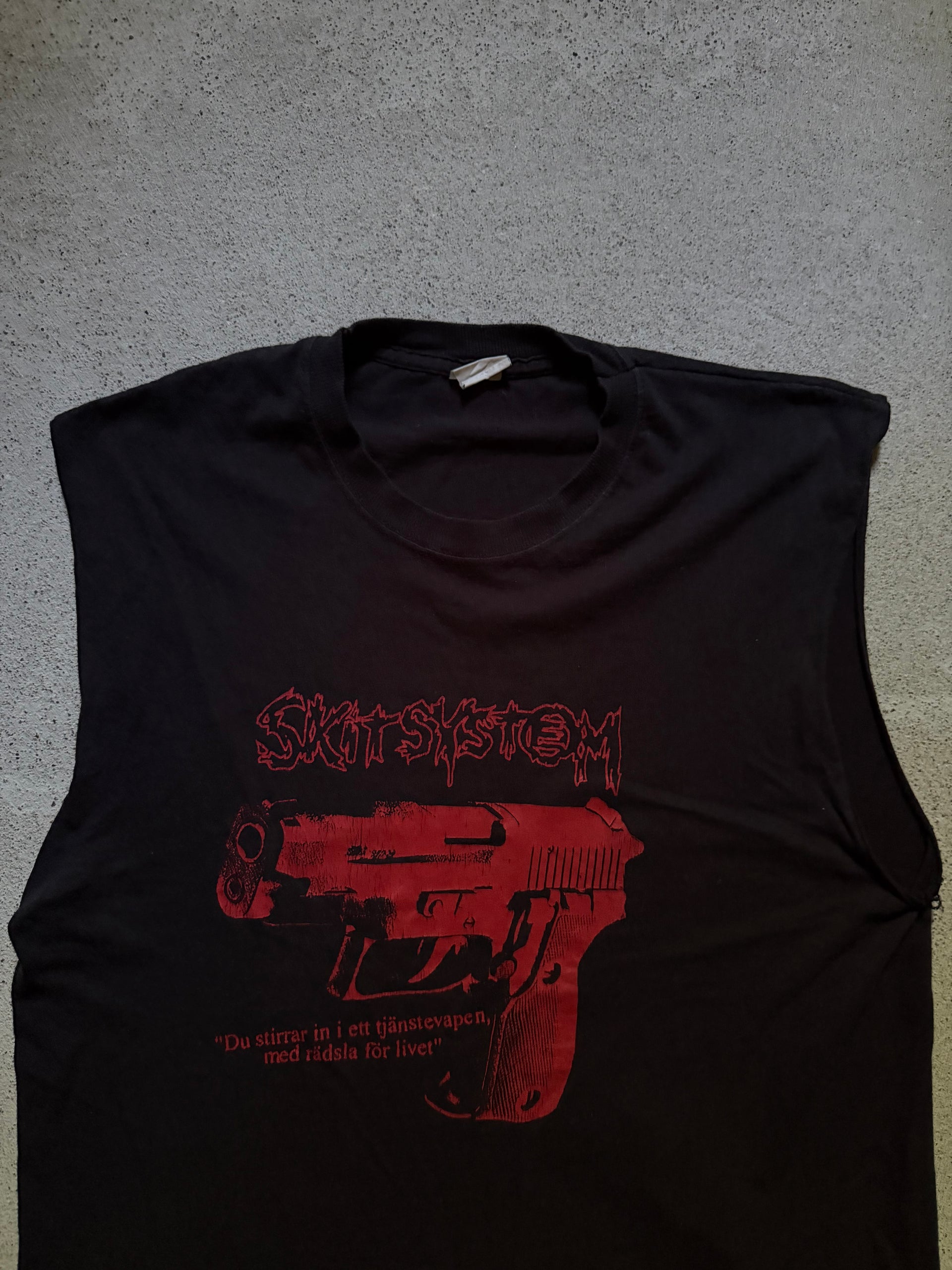 2000s Skitsystem Sleeveless T-Shirt|Size M