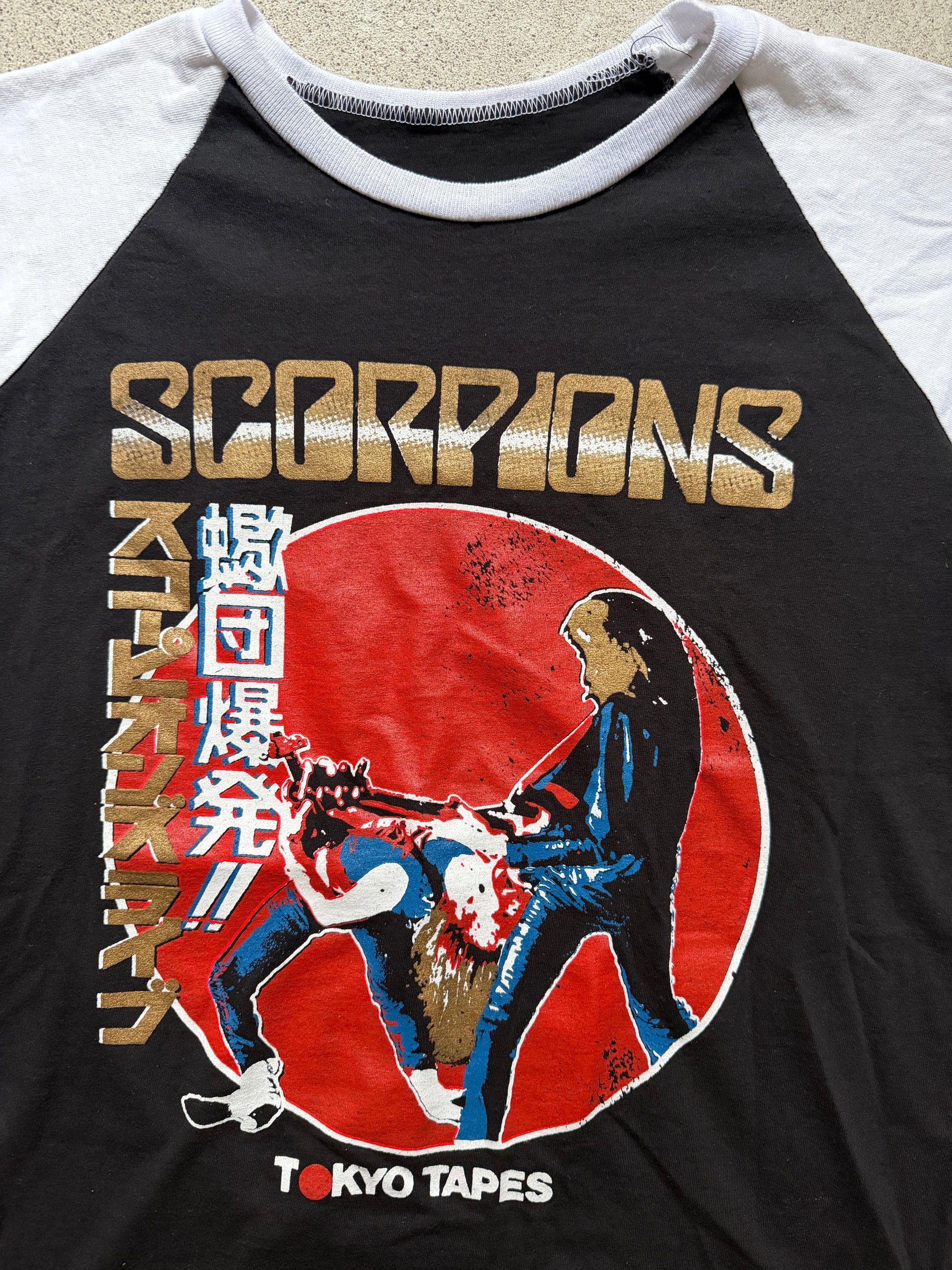 80s Scorpions Tokyo Tapes Cut Off Tee | Size L