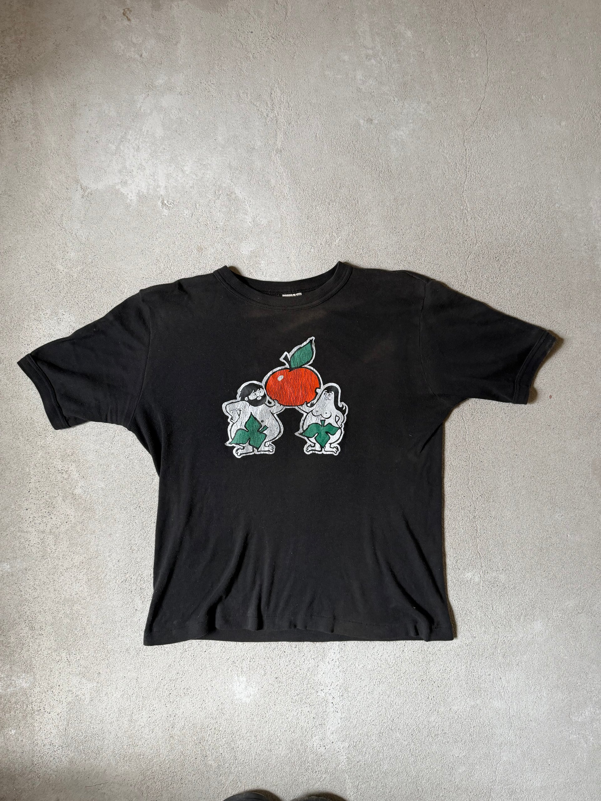 70s Adam & Eva Graphic Tee | M