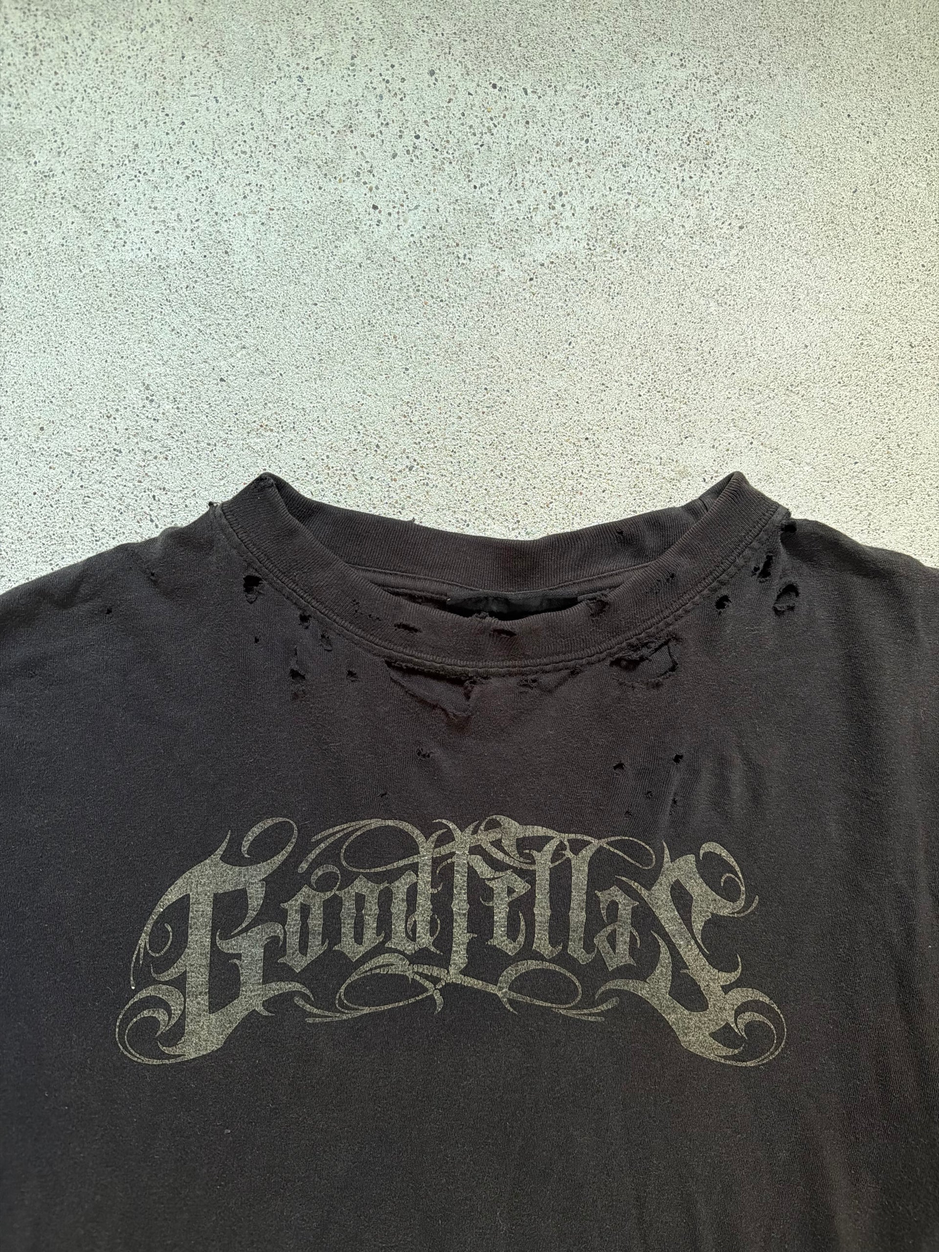 2000s Goodfellas Distressed Tee Black | Size M