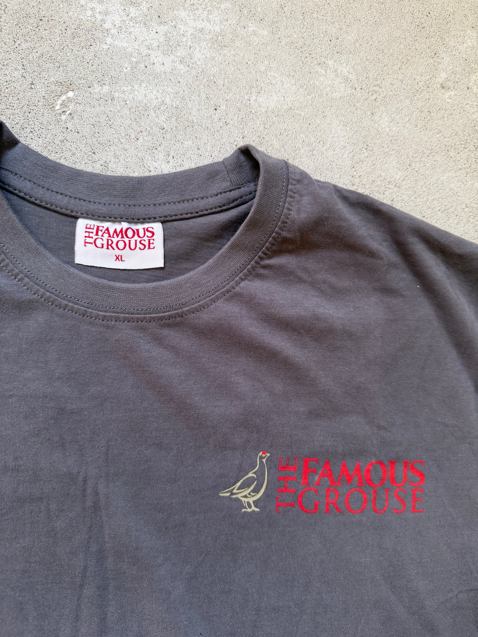 2000s The Famous Grouse Logo Tee | Size L