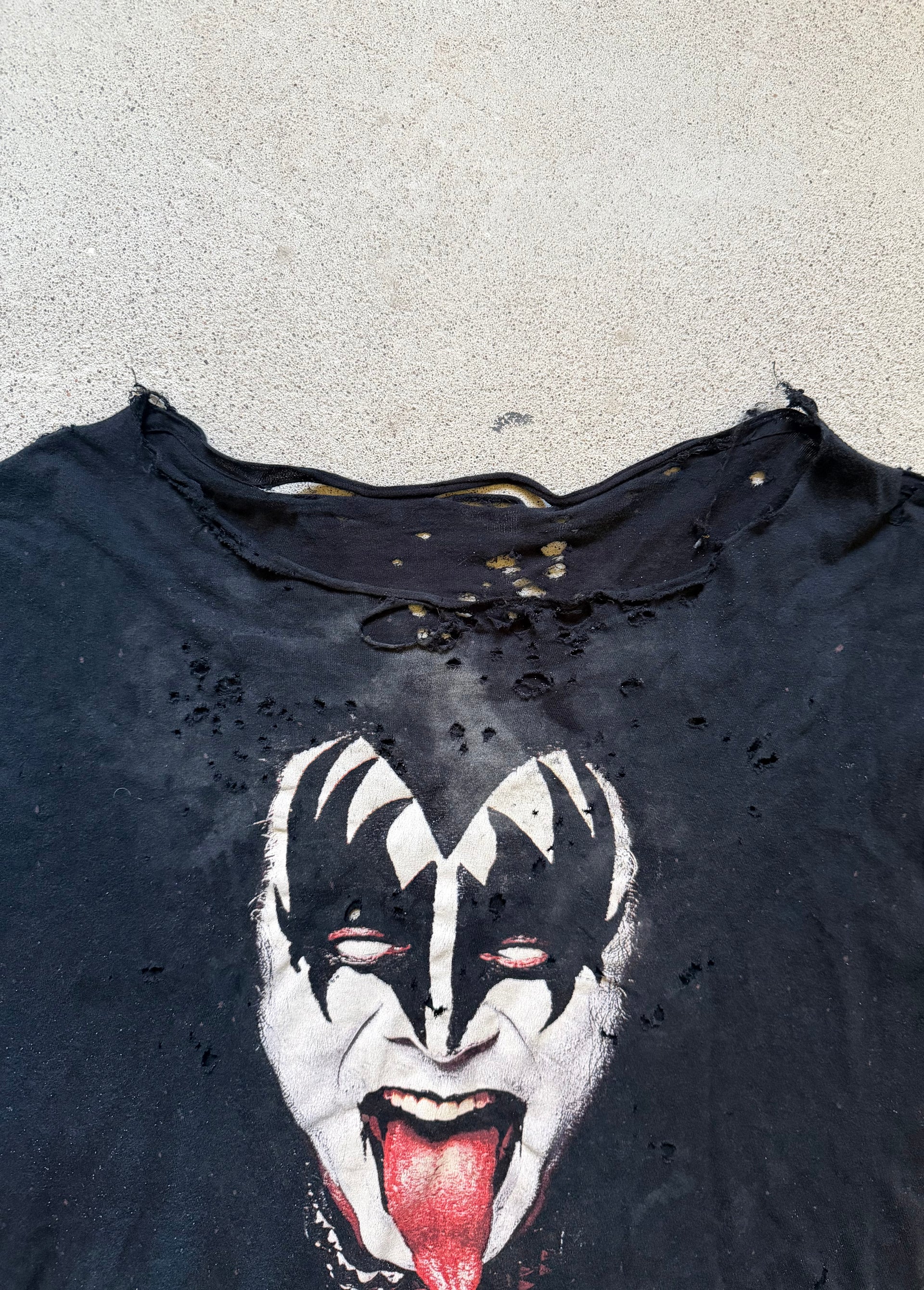 2000s KISS Destroyed Tee | Size L