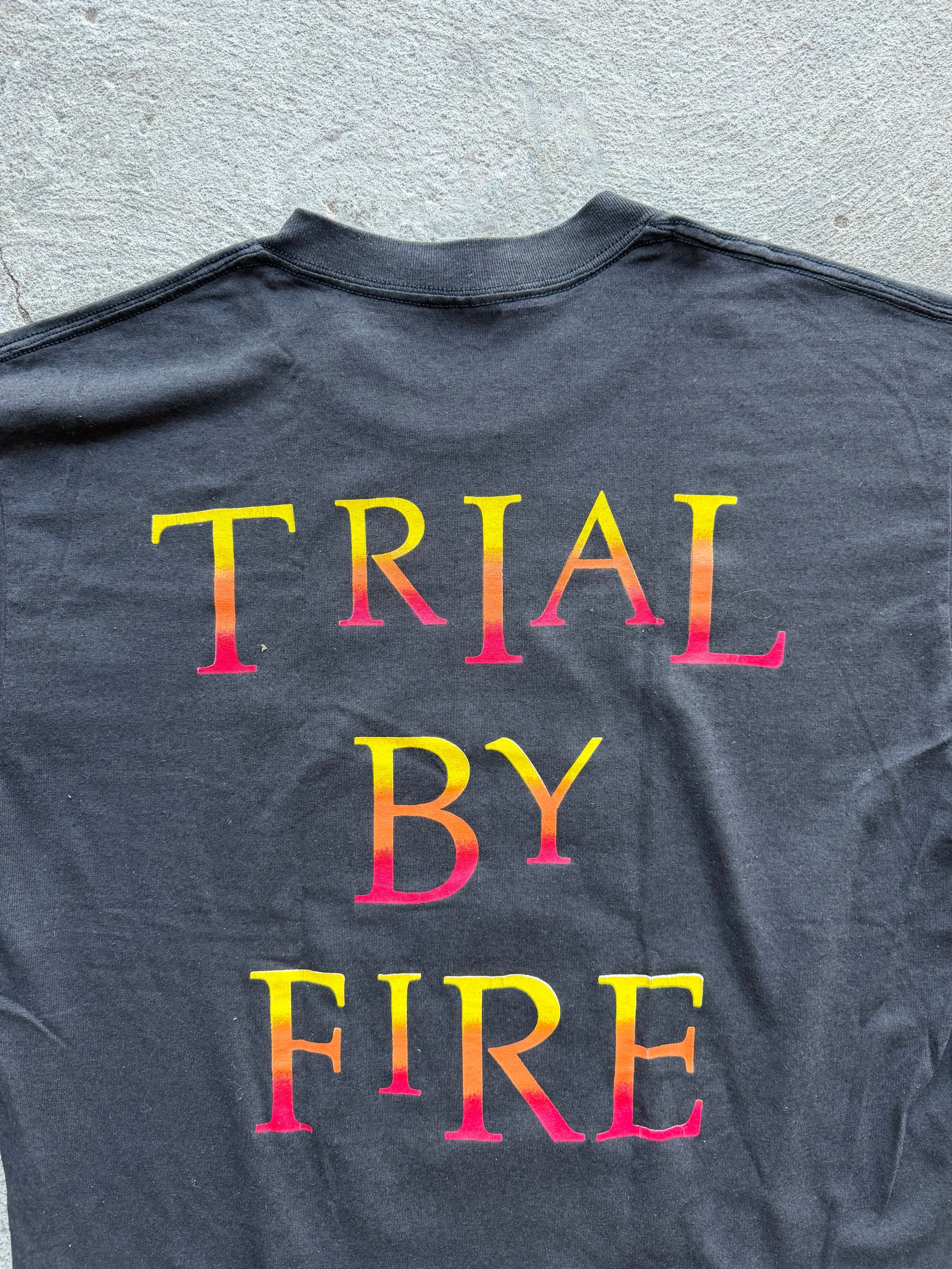 80s Testament Trial by Fire 1989 Vintage Tour Tee | Size L