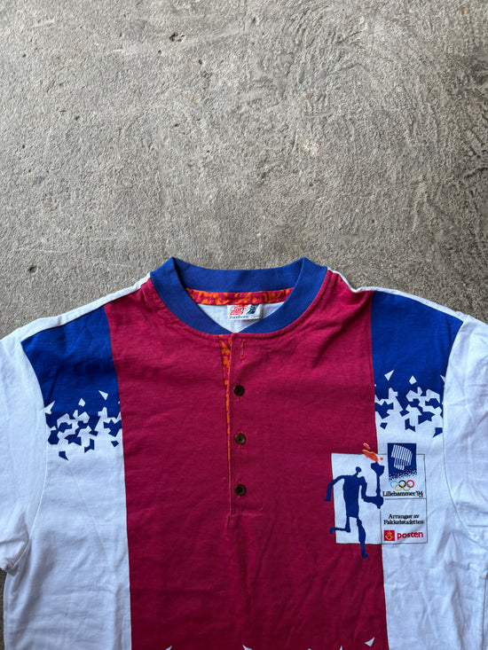 90s Lillehammer ’94 Olympic Torch Relay Tee | Size L