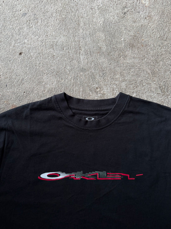 2010s Oakley Racing Logo Tee | Size XL