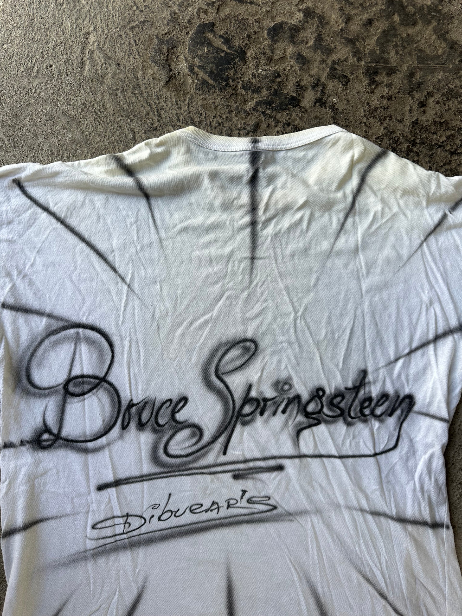 Bruce Springsteen Airbrush Argentina Bootleg Tee | Size XL