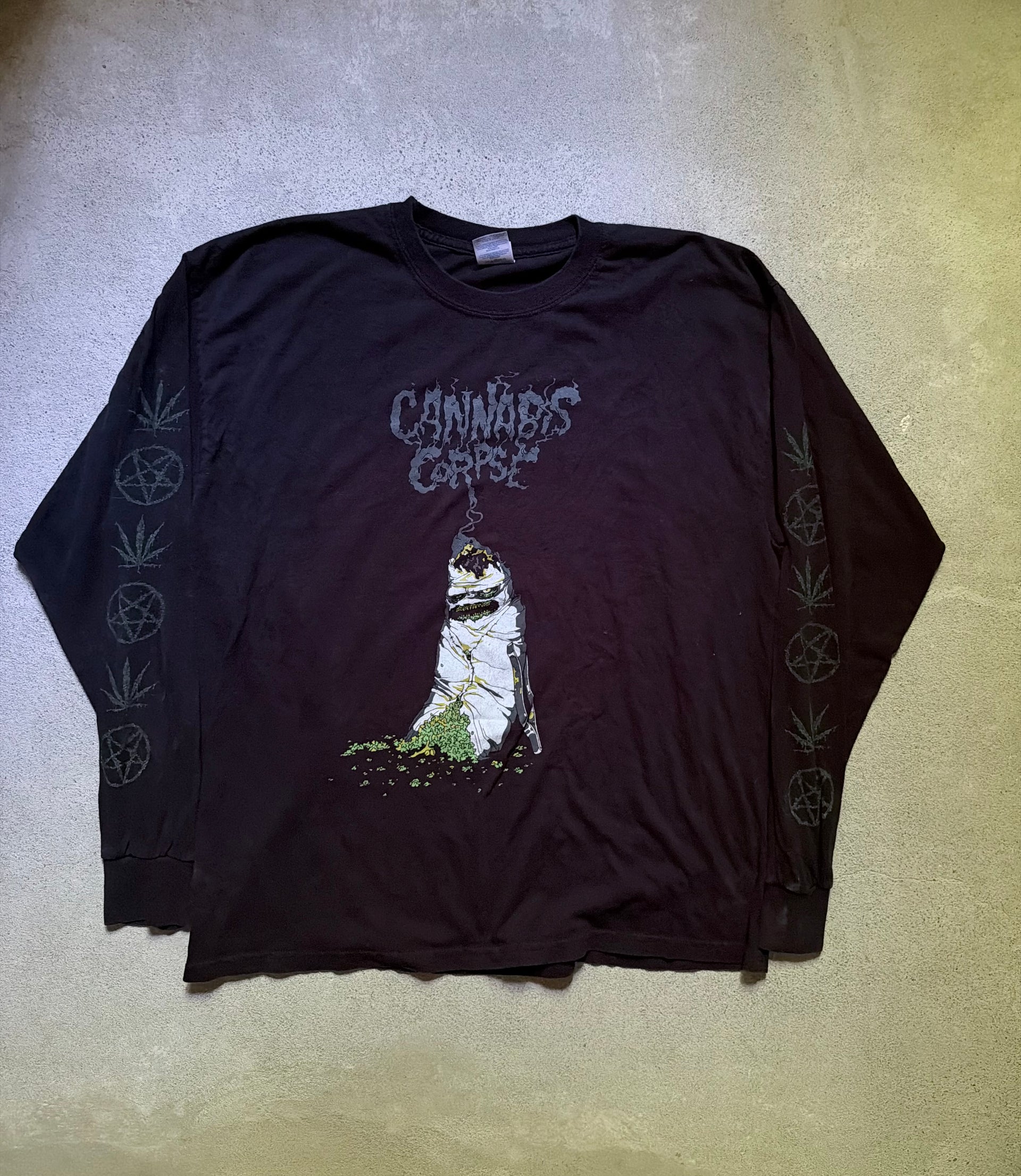 2000s Cannabis Corpse Mummy Blunt Longsleeve | Size XL