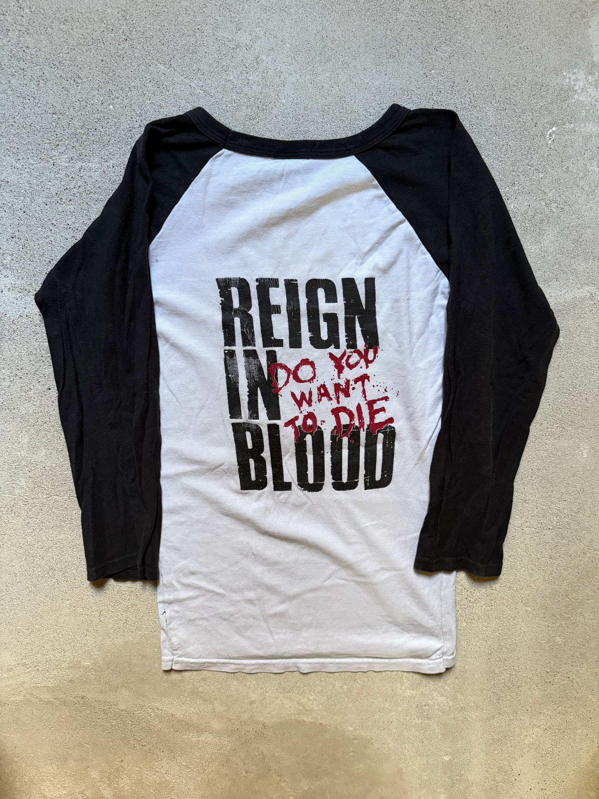 2000s Slayer Reign In Blood Long Sleeve | Size L