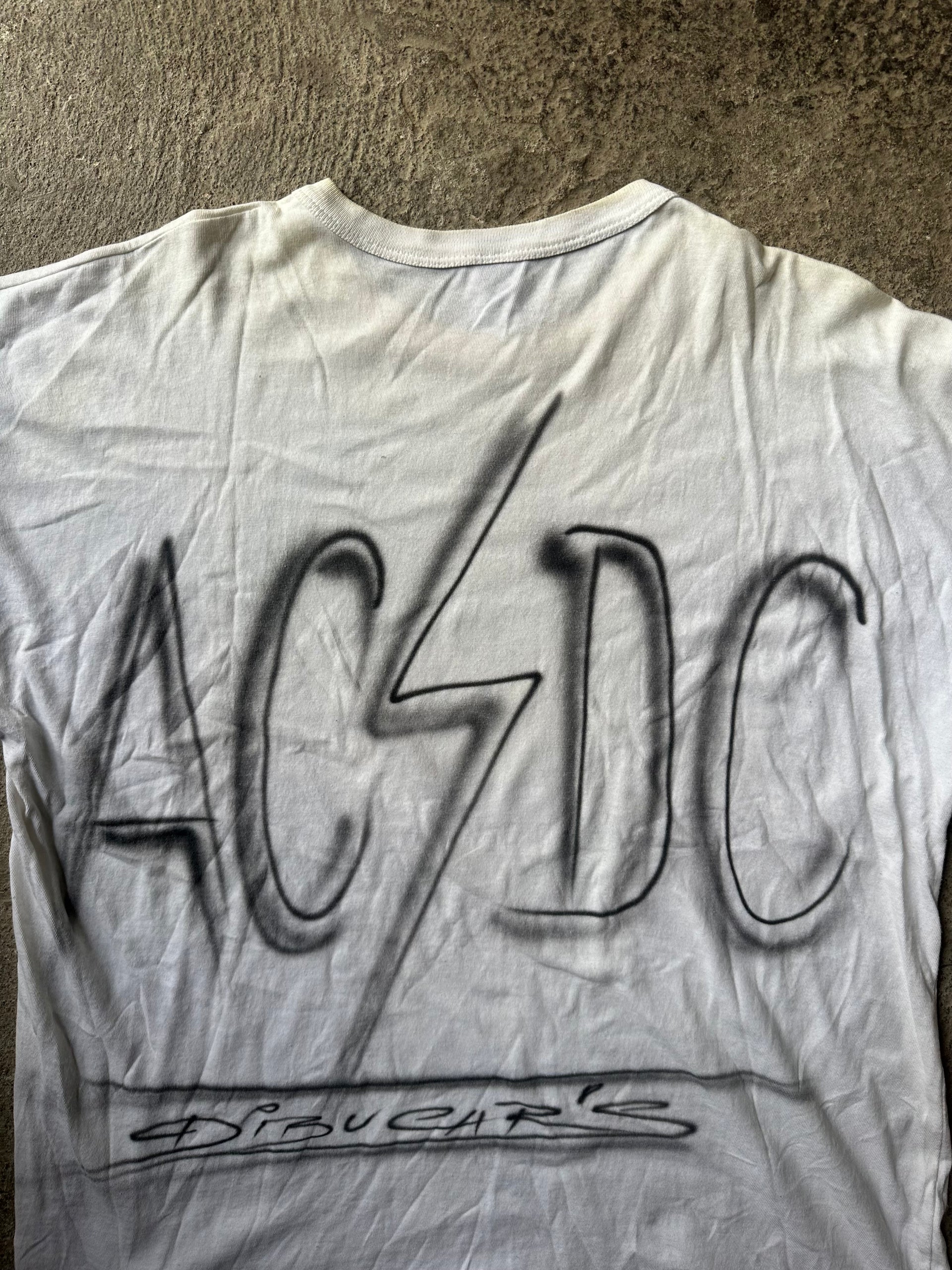 AC/DC Airbrush Bootleg Tee Mid 2000s | Size XL