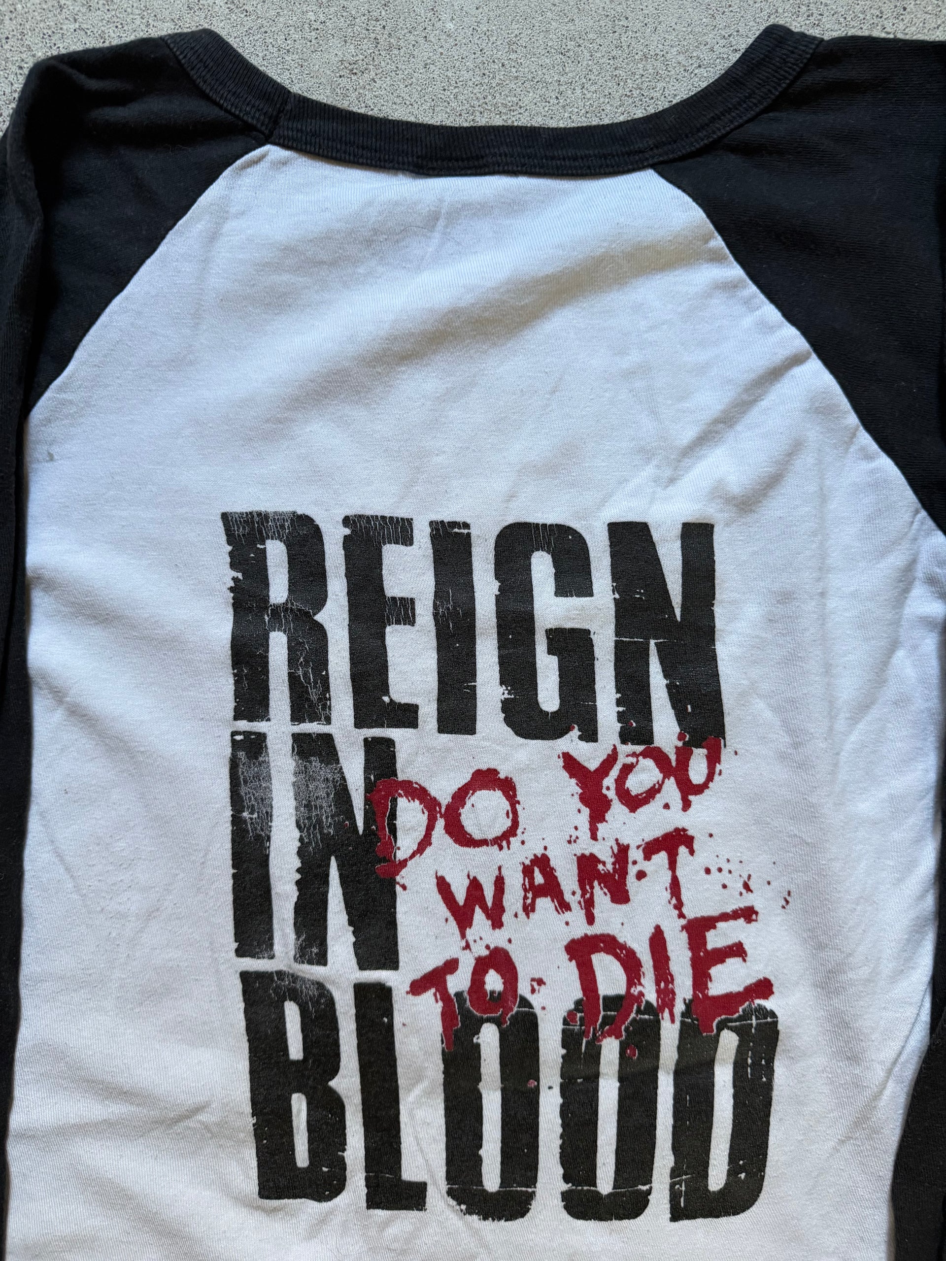 2000s Slayer Reign In Blood Long Sleeve | Size L