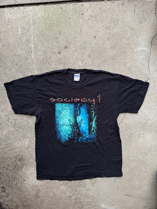 00s Society 1 Graphic T-Shirt | Size L