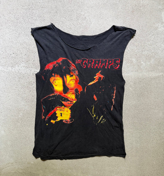 90s The Cramps Look Mom No Head Tour 1991 Cut Off Tee | Size M