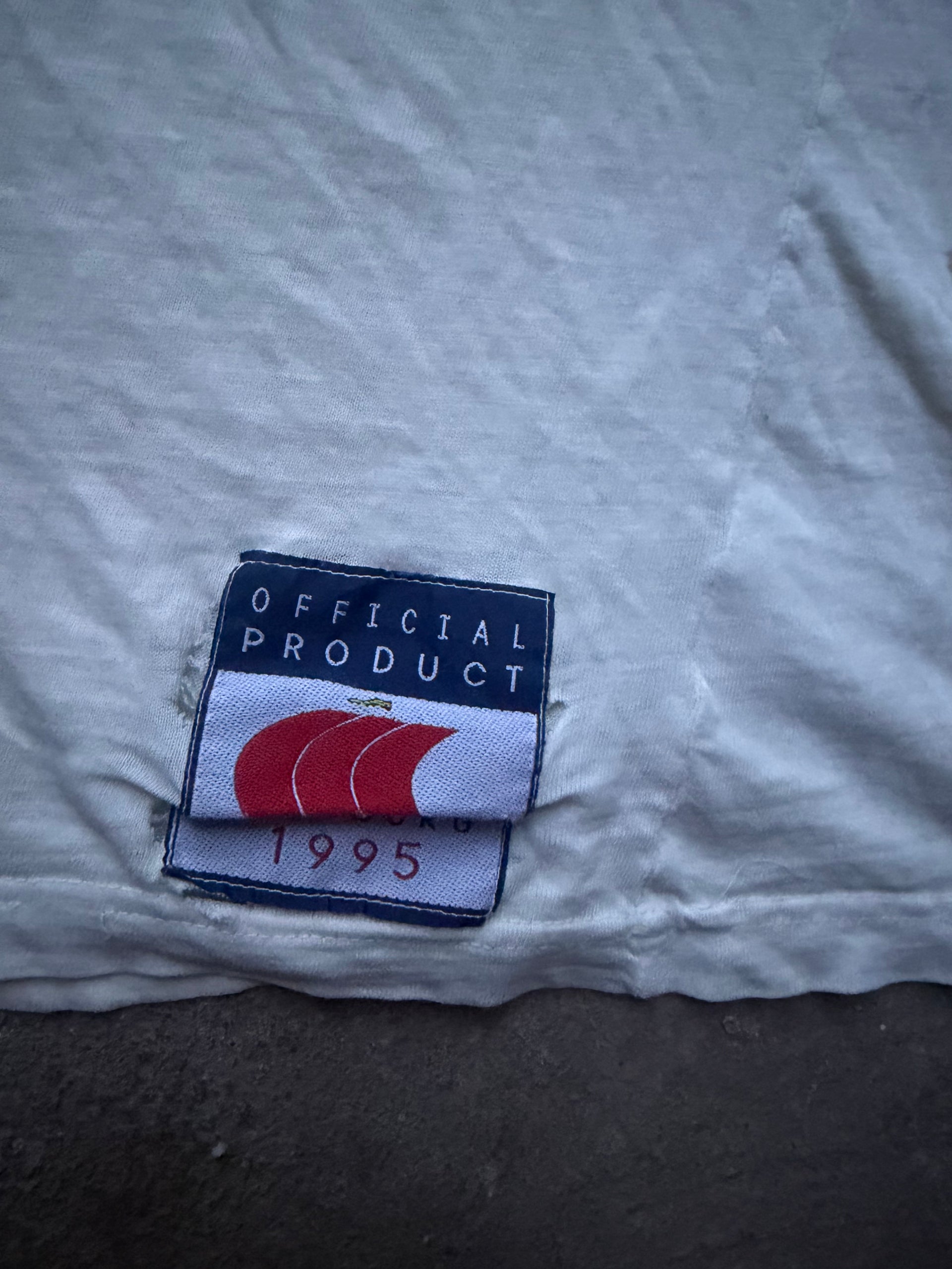 90s Distressed Blank Tee | Size XL