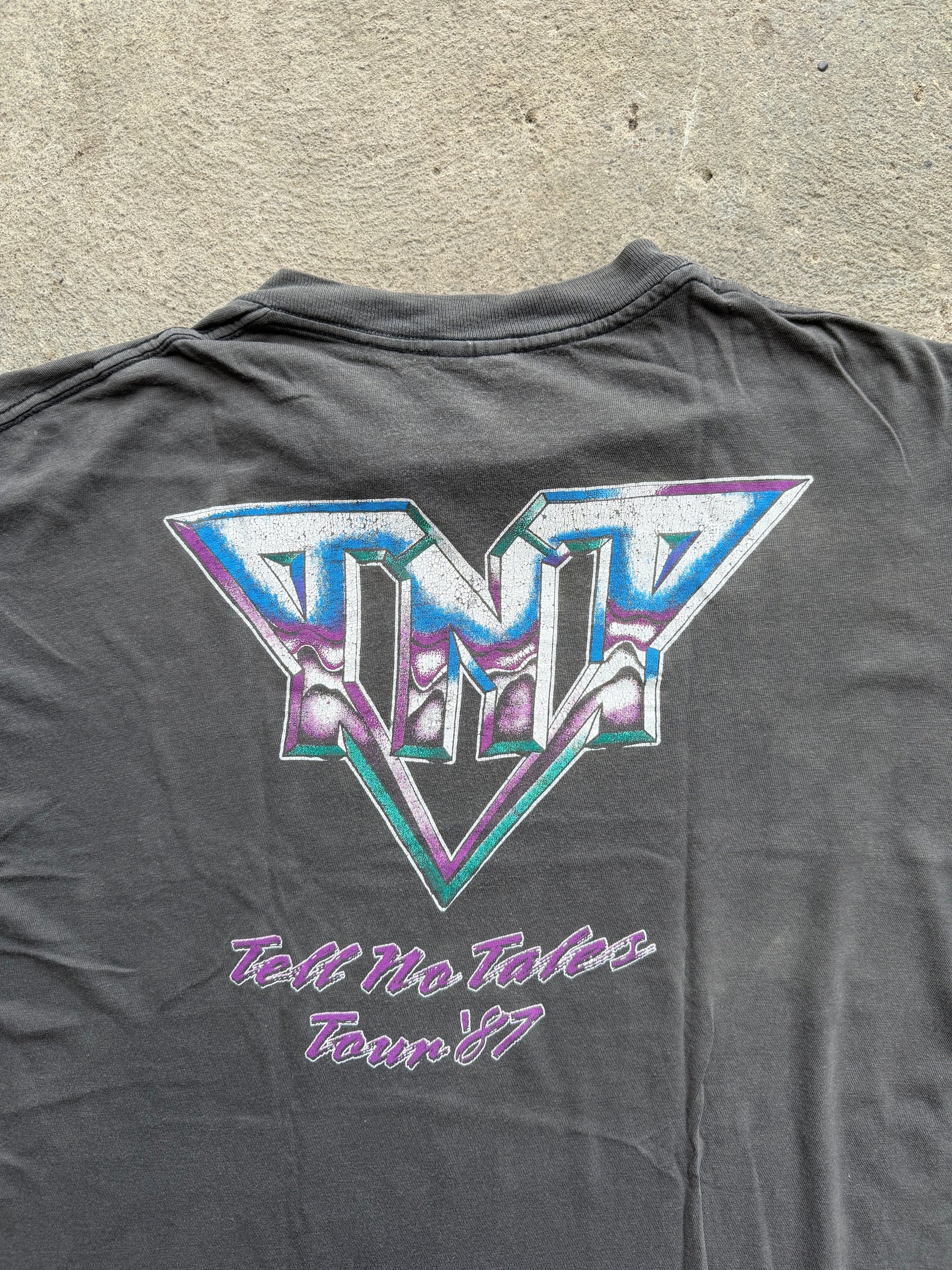TNT Tell No Tales Tour 1987 Vintage Tee | Size L