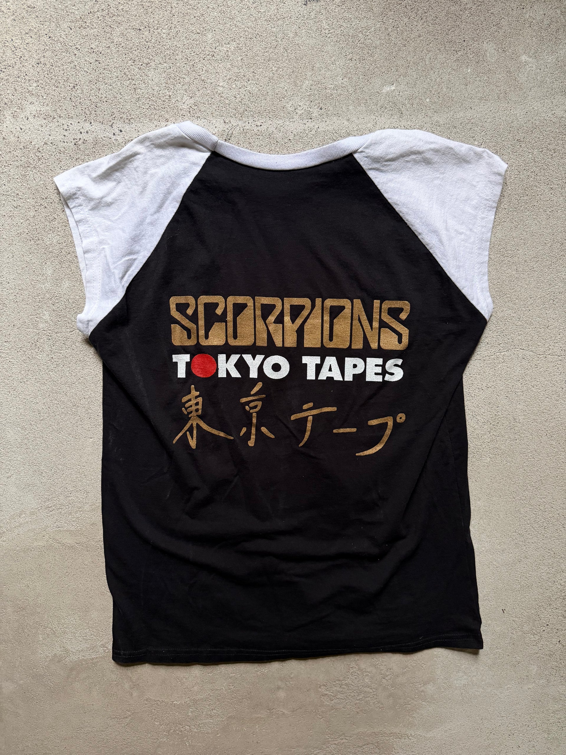 80s Scorpions Tokyo Tapes Cut Off Tee | Size L