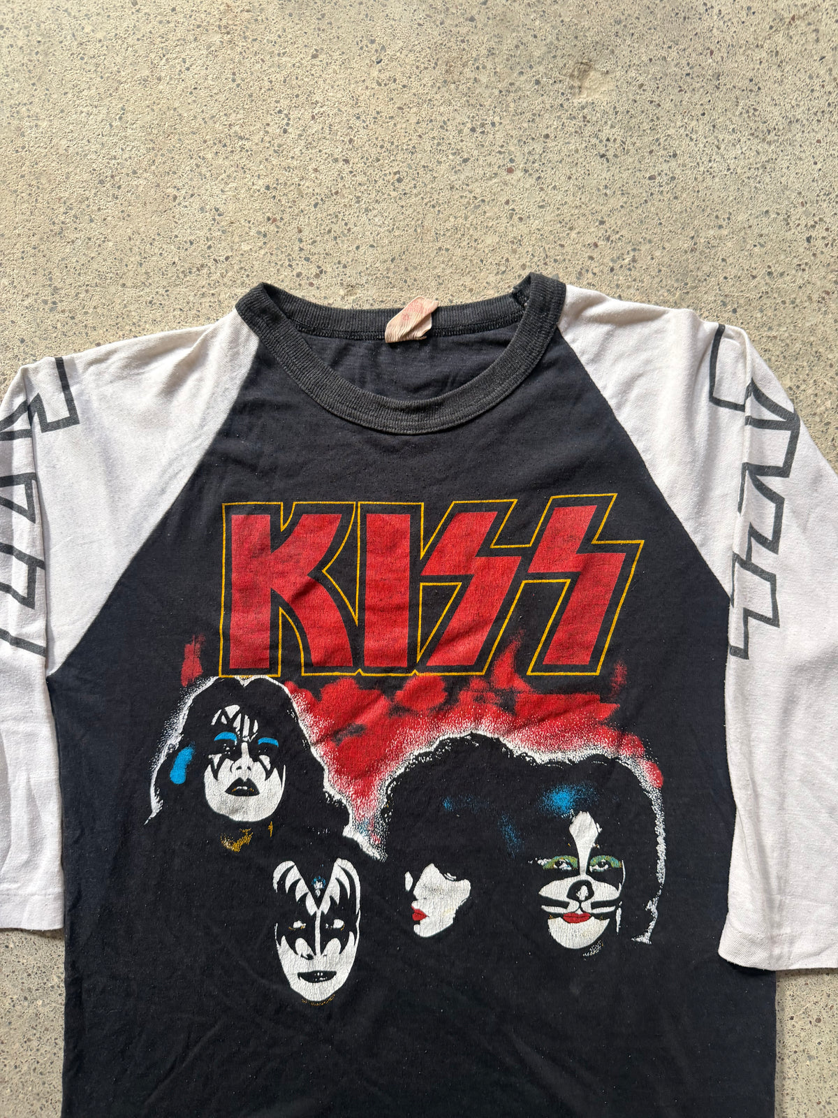90s KISS Destroyer Raglan T-Shirt | Size M