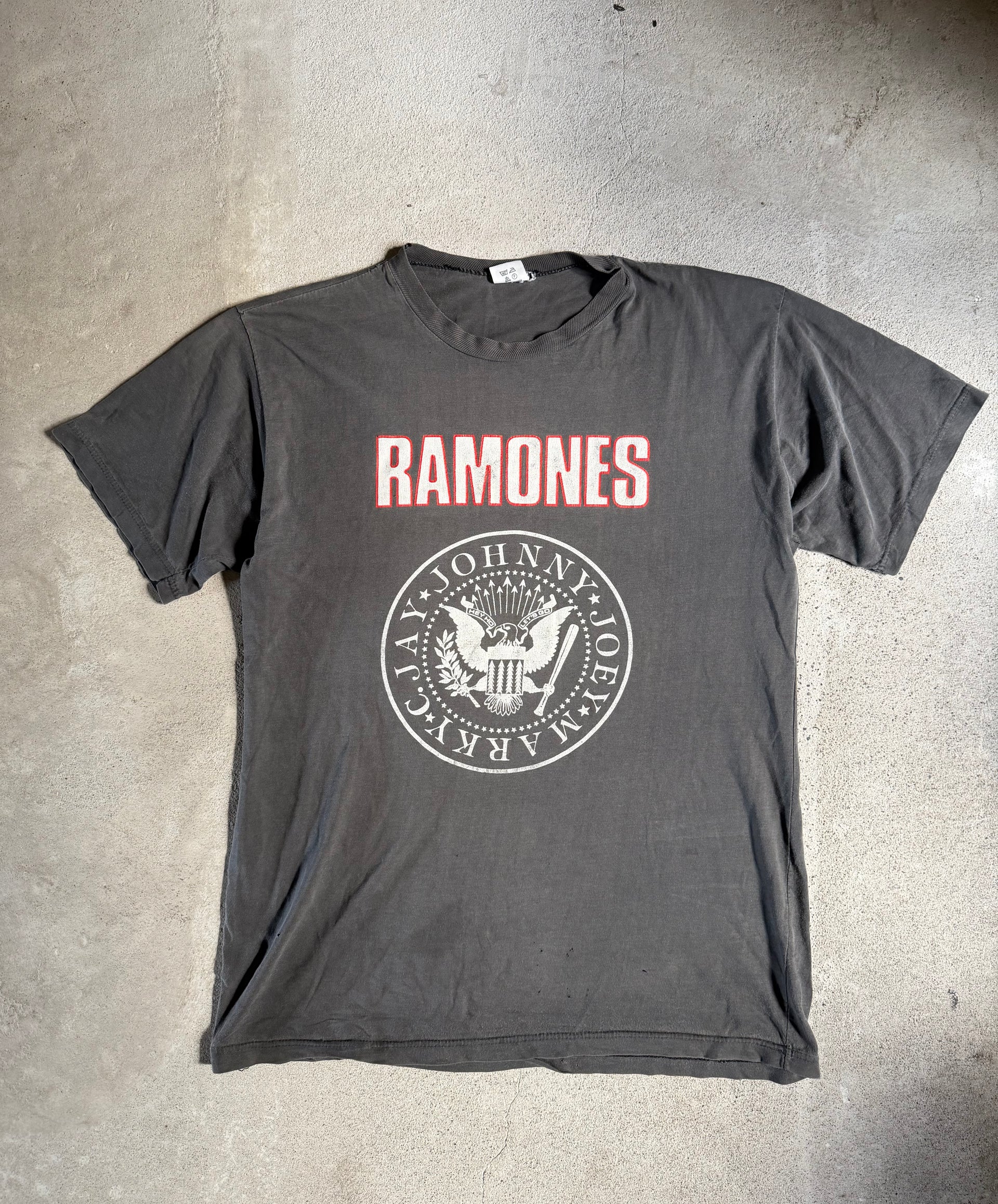 90s Ramones Scandinavia 1990 Tour T Shirt | Size XL
