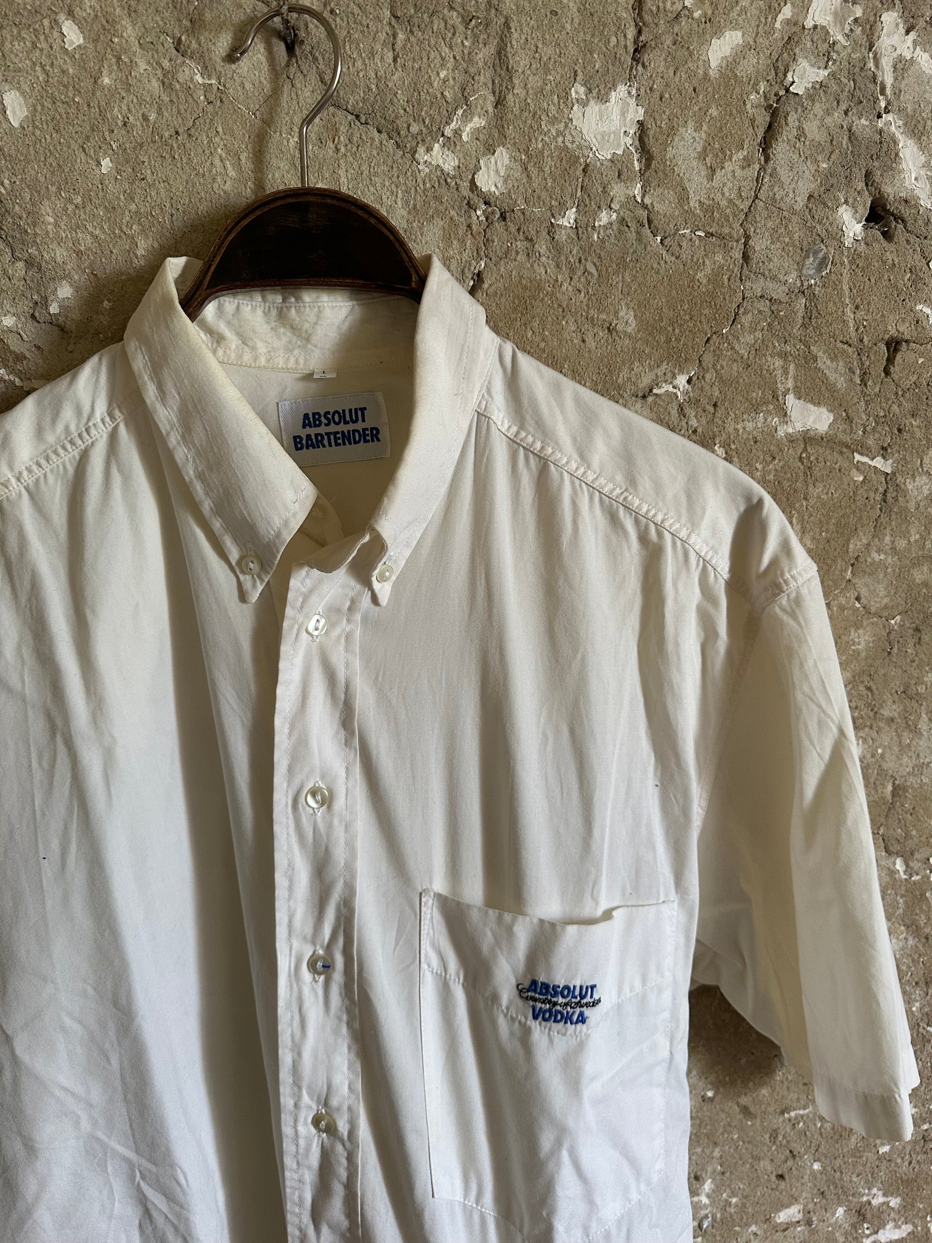 90s Absolut Vodka Bartender Shirt | Size L