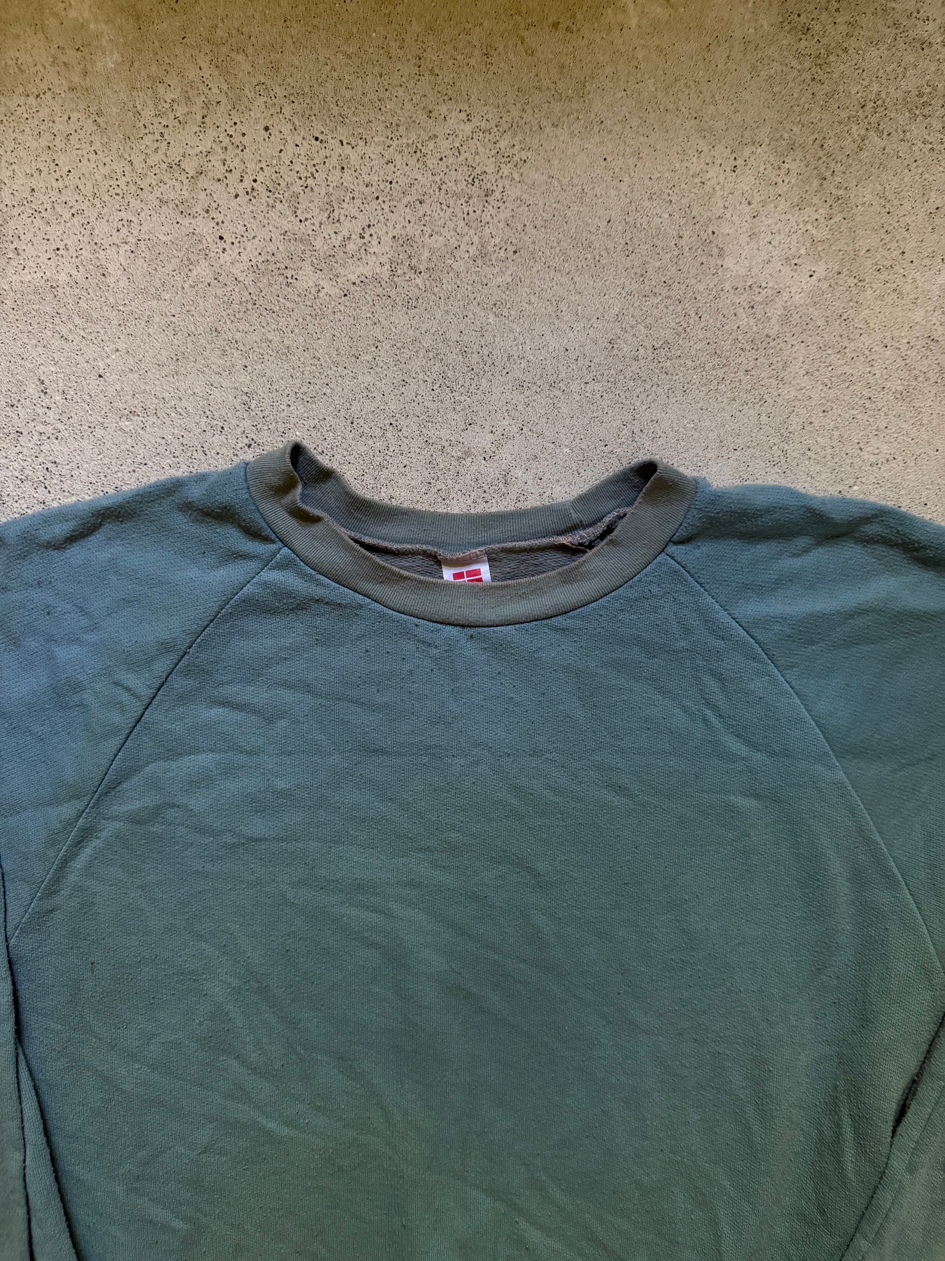 80s Faded Blank Sweatshirt | Size L