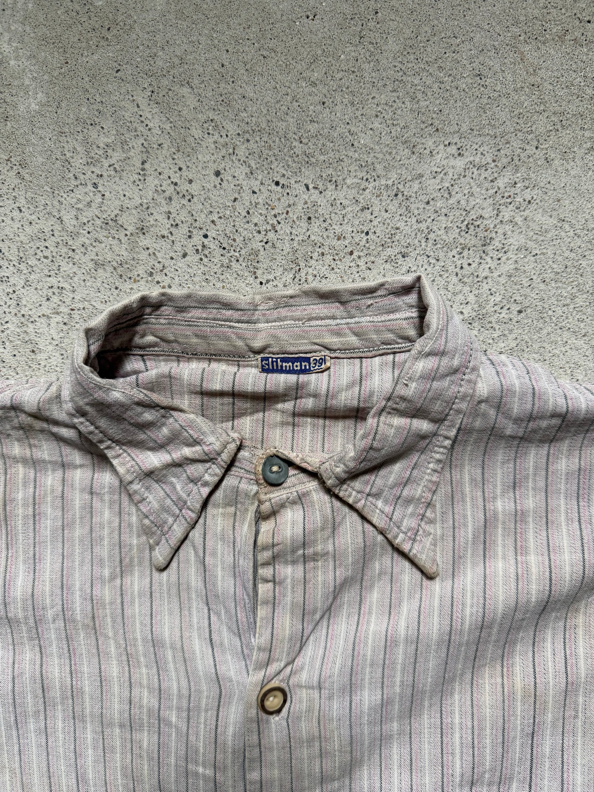 1940s Slitman Swedish Work Shirt | Size L
