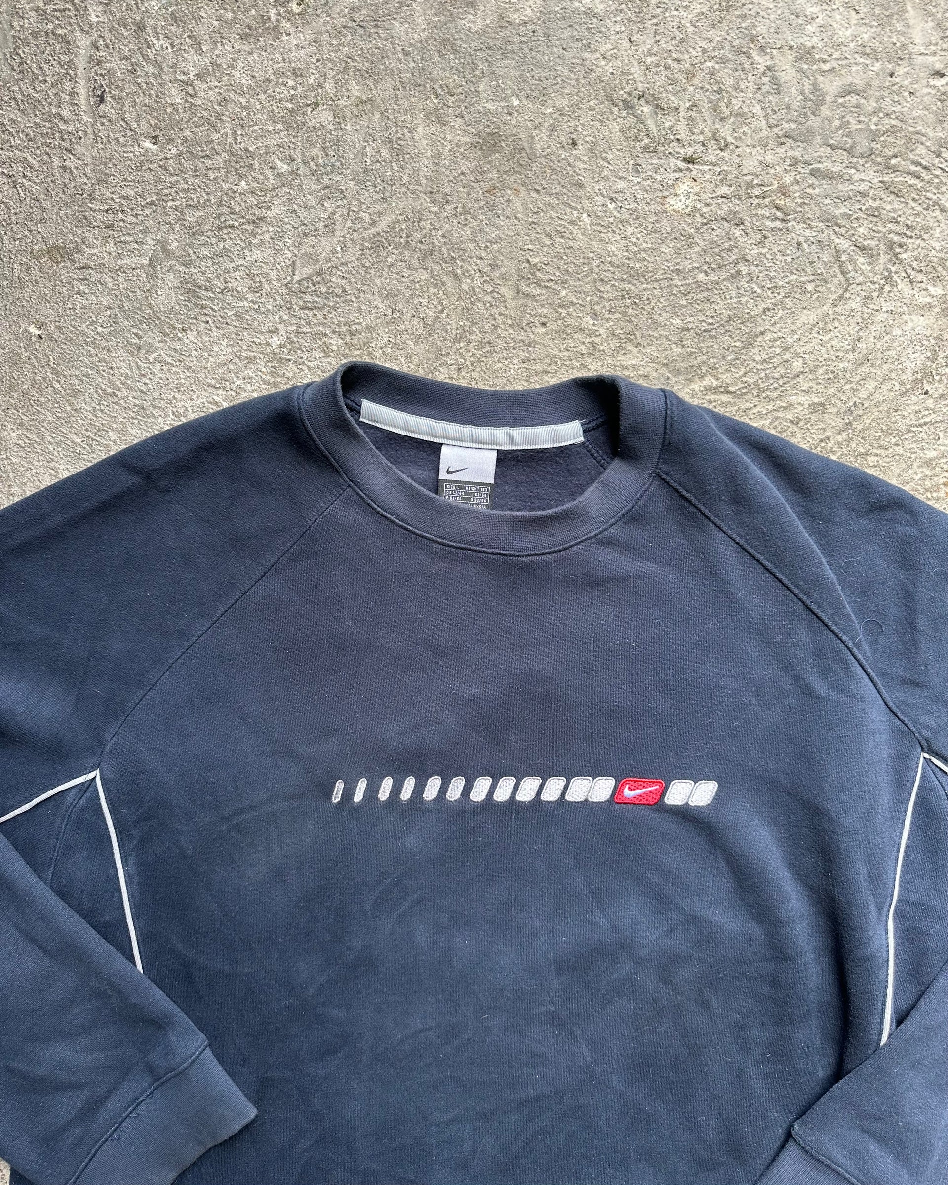 00s Nike Rare Swoosh Line Sweatshirt | Size L