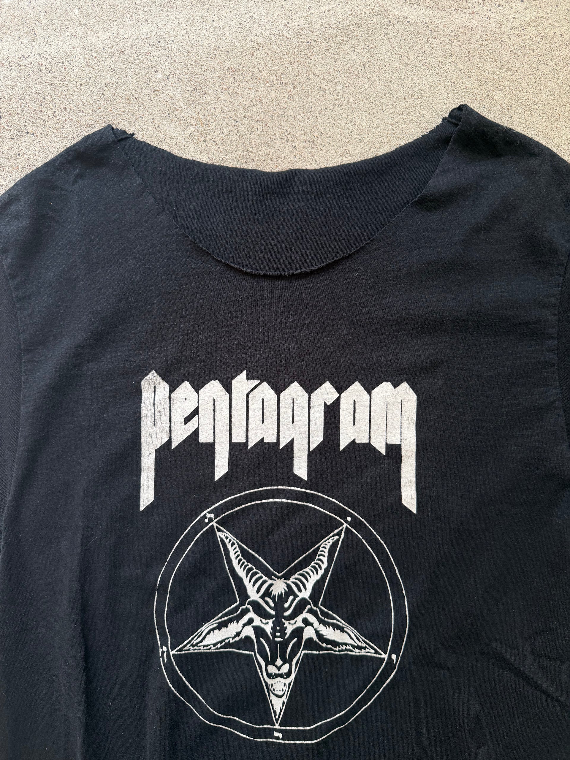2000s Pentagram Baphomet Tee | Size M