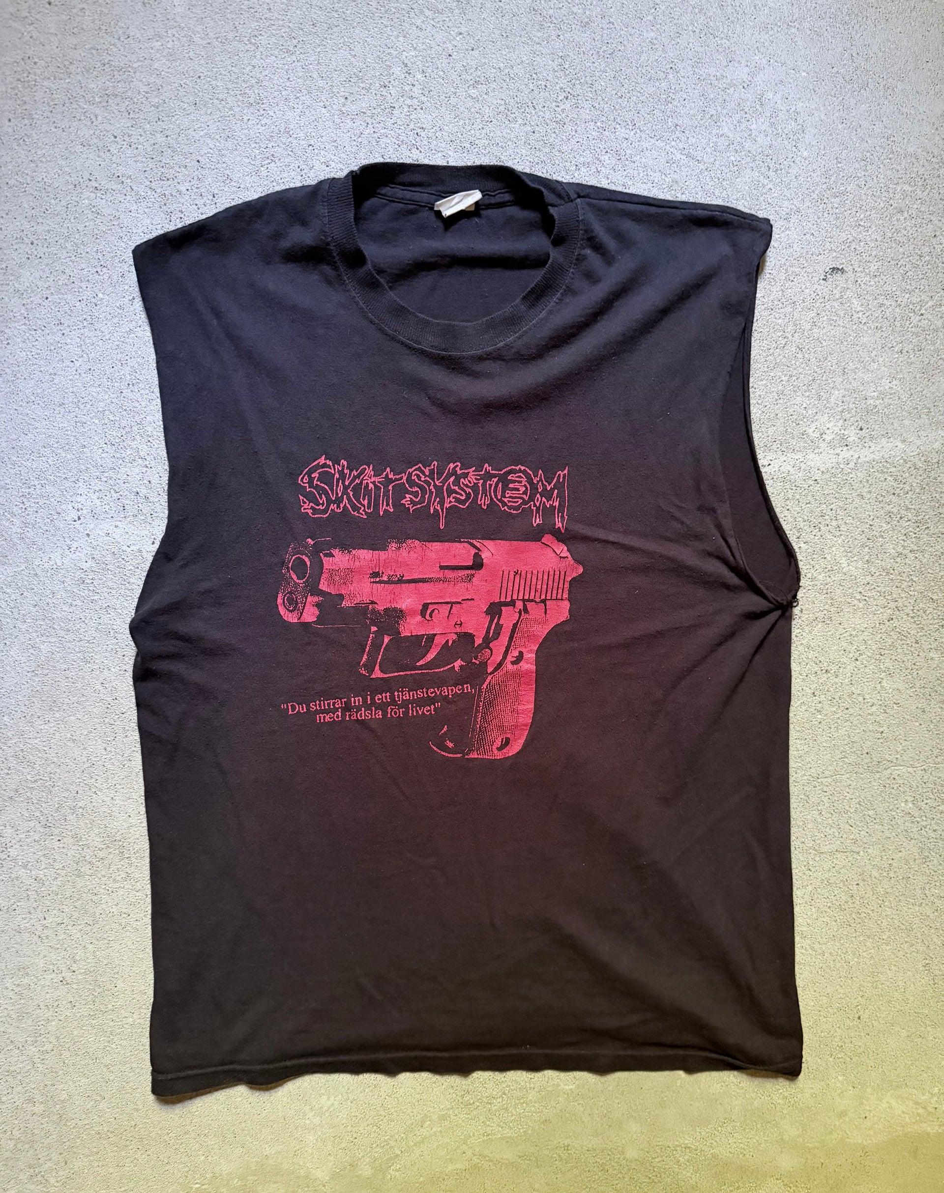 2000s Skitsystem Sleeveless T-Shirt|Size M