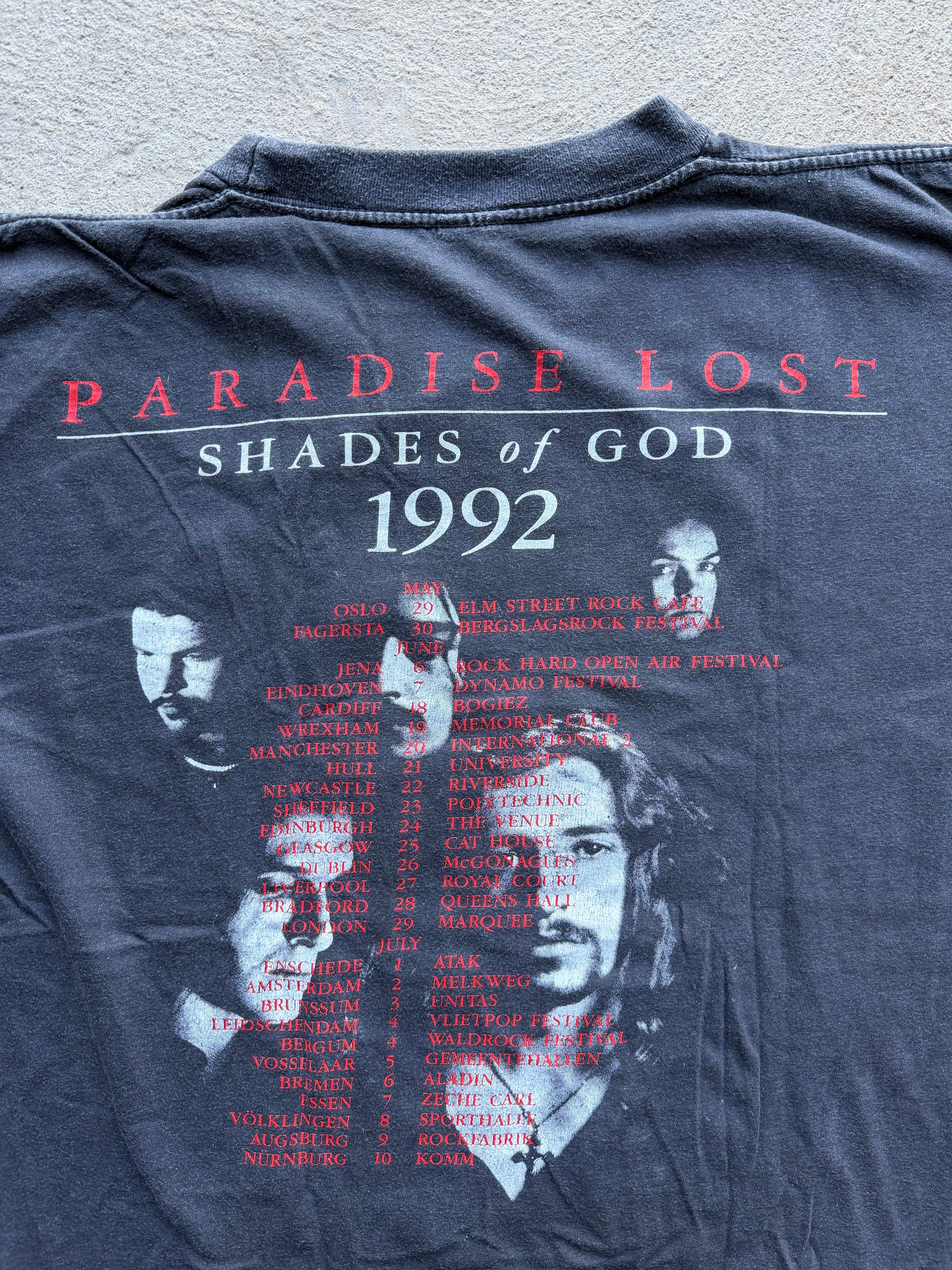 90s Paradise Lost 1992 Tour Vintage Tee | Size XL