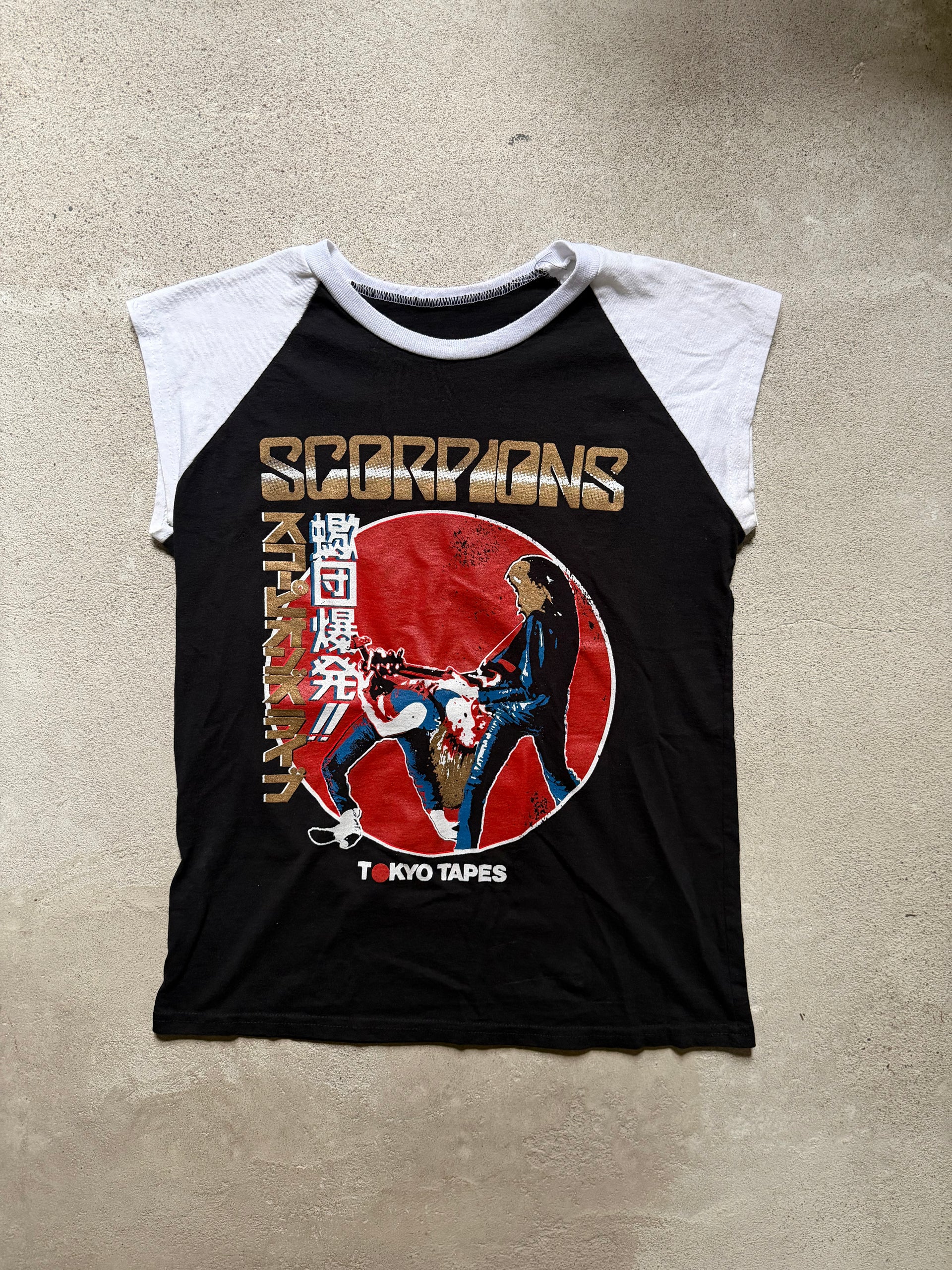 80s Scorpions Tokyo Tapes Cut Off Tee | Size L