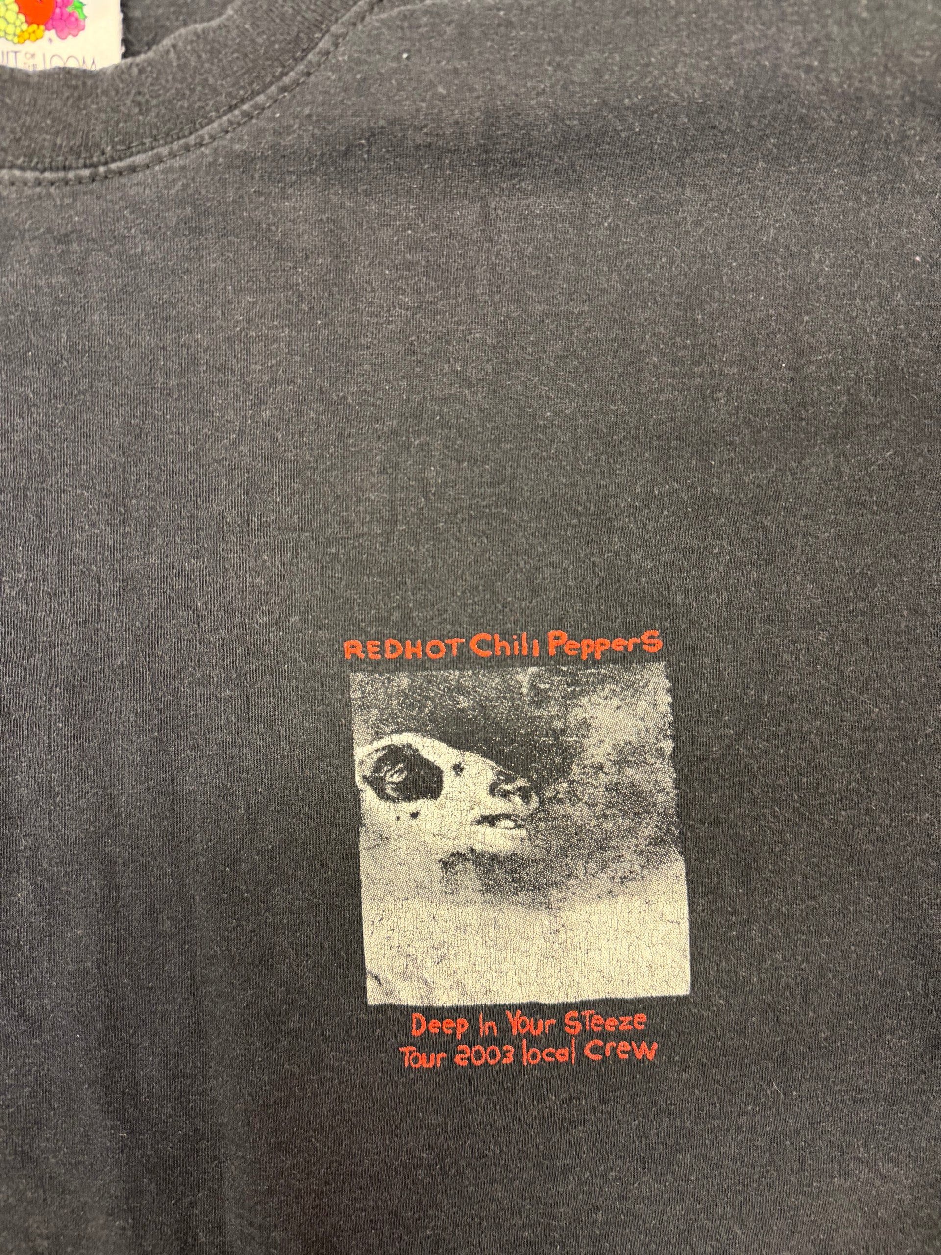 2000s Red Hot Chili Peppers “Deep In Your Steeze” Local Crew Tee | Size XL
